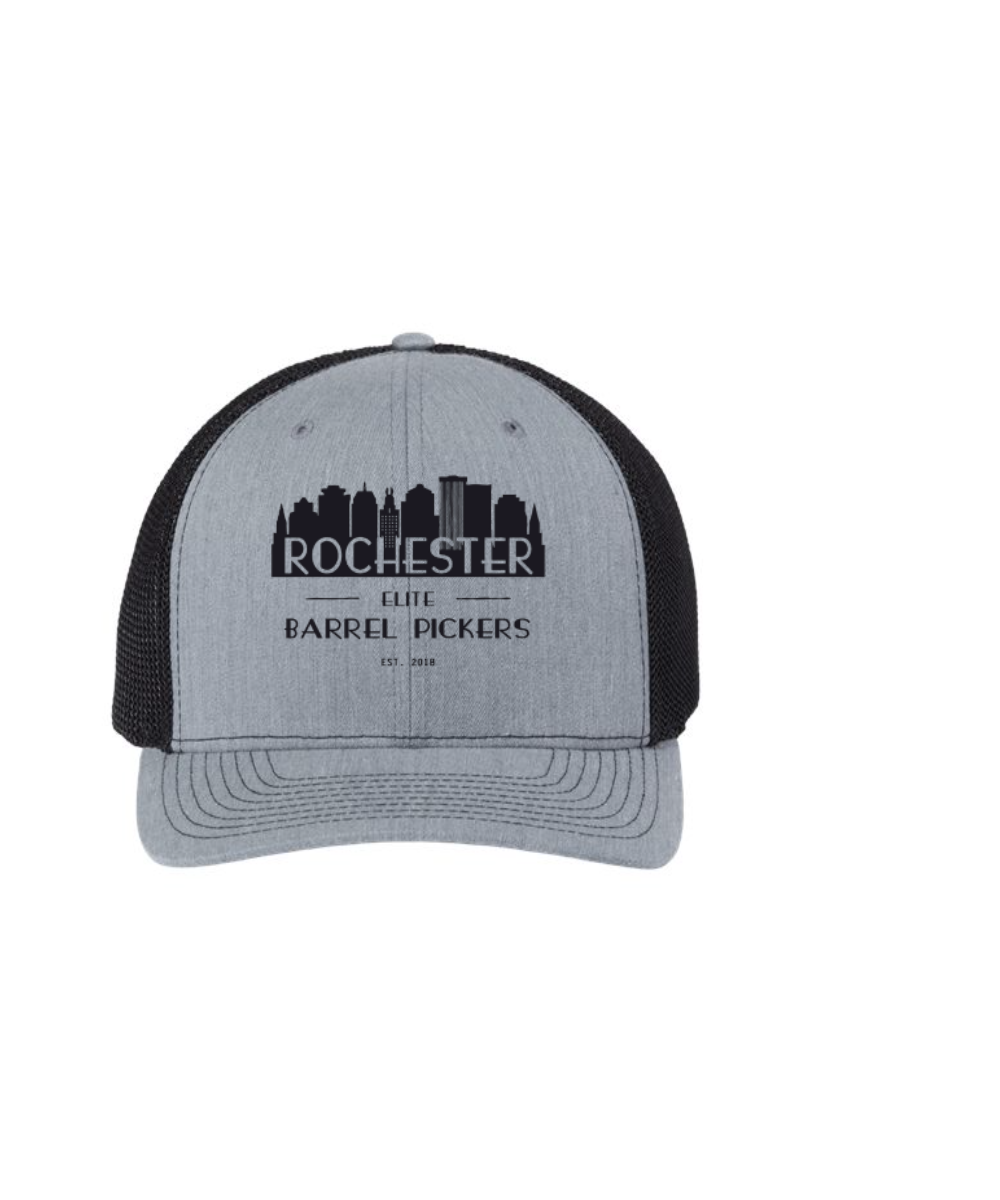 Brand: Richardson | Type: 1582 | Color: Heather Grey/ Black | Style: 112PL