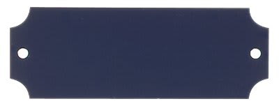 2 1/2" x 7/8" Laserable Brass Perpetual Plate