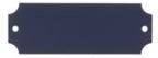 2 1/2" x 7/8" Laserable Aluminum Perpetual Plate