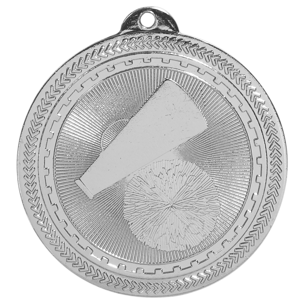 2" Bright Cheer Laserable BriteLazer Medal