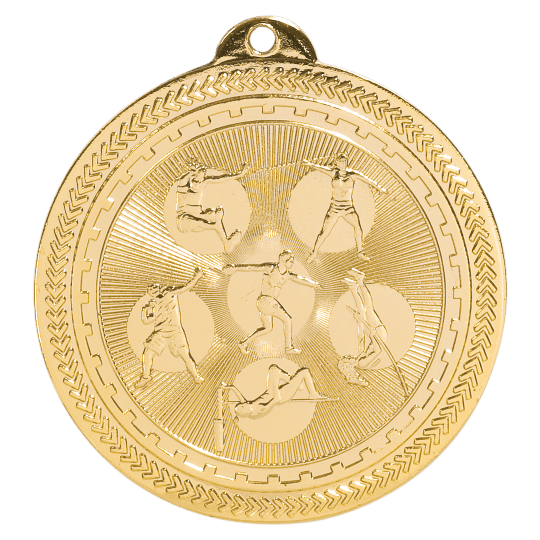 2" Bright Field Events Laserable BriteLazer Medal