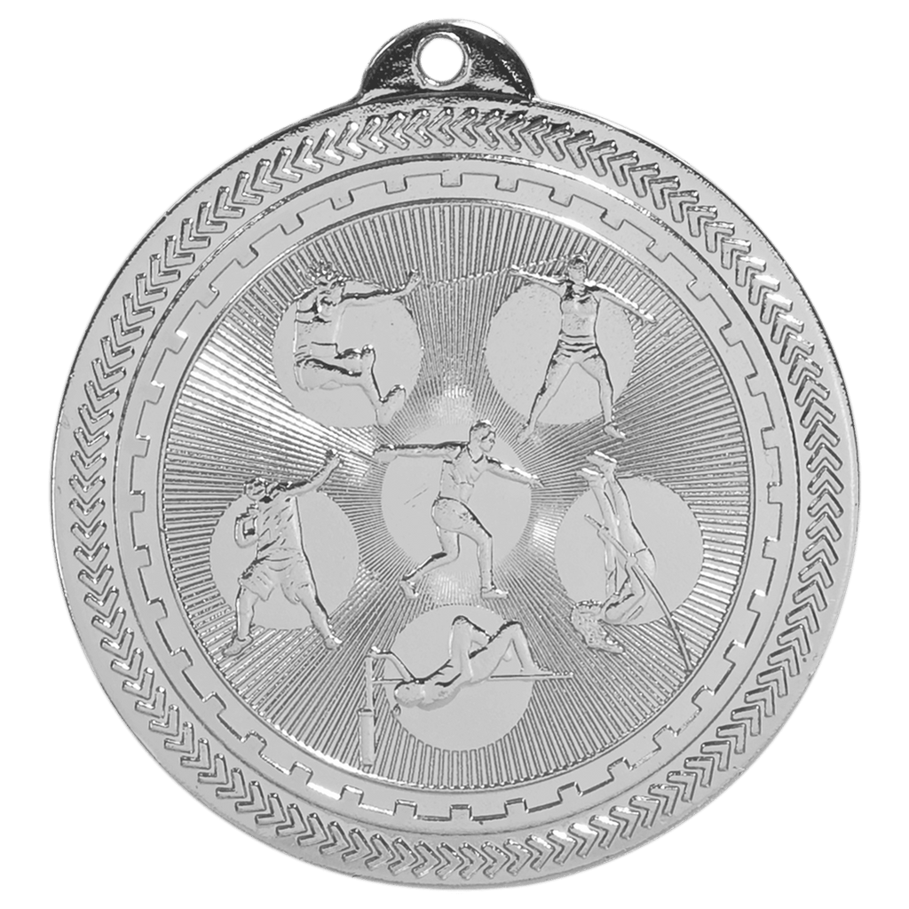 2" Bright Field Events Laserable BriteLazer Medal