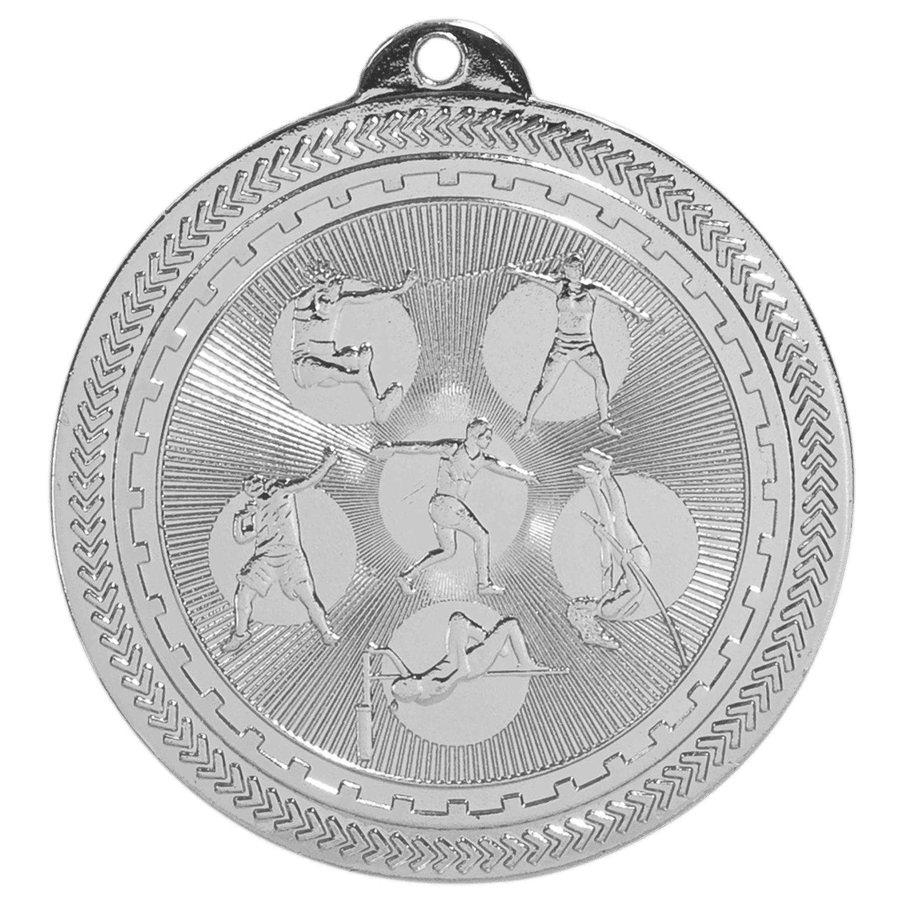 2" Bright Field Events Laserable BriteLazer Medal