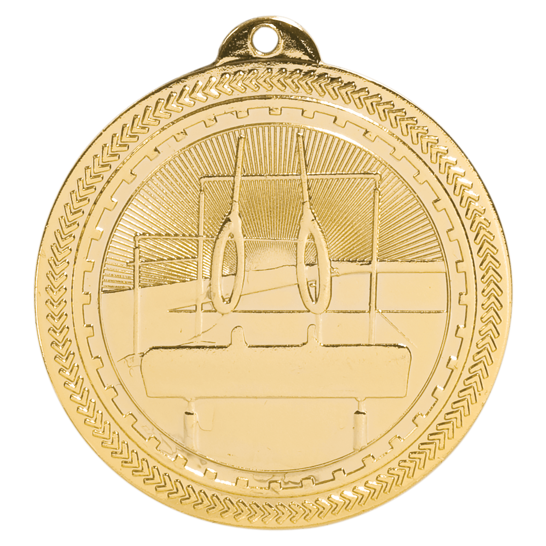2" Bright Gymnastics Laserable BriteLazer Medal