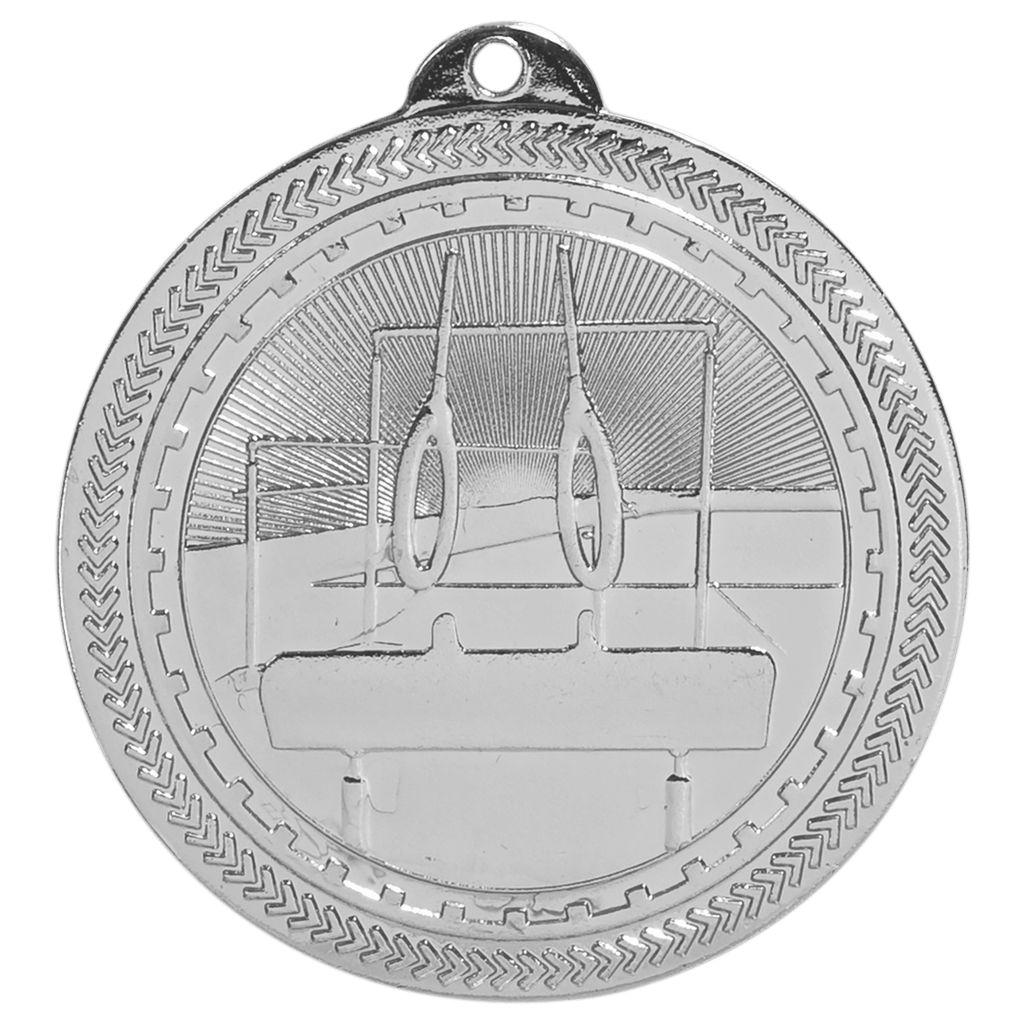 2" Bright Gymnastics Laserable BriteLazer Medal