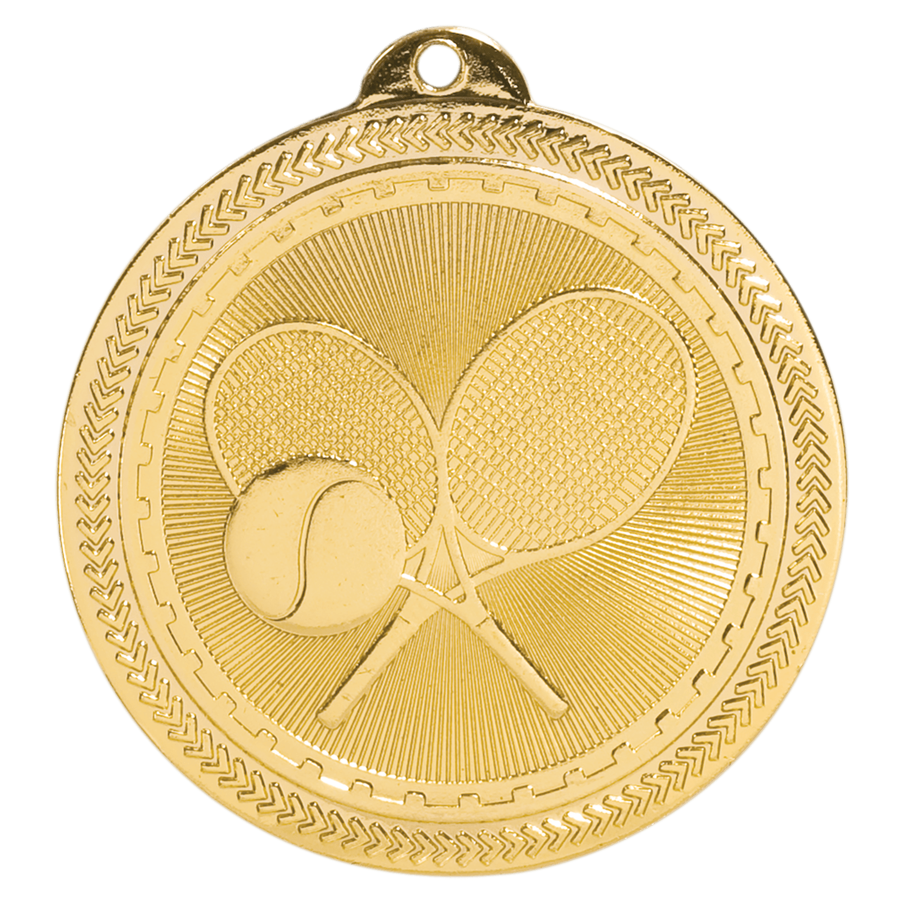 2" Bright Tennis Laserable BriteLazer Medal