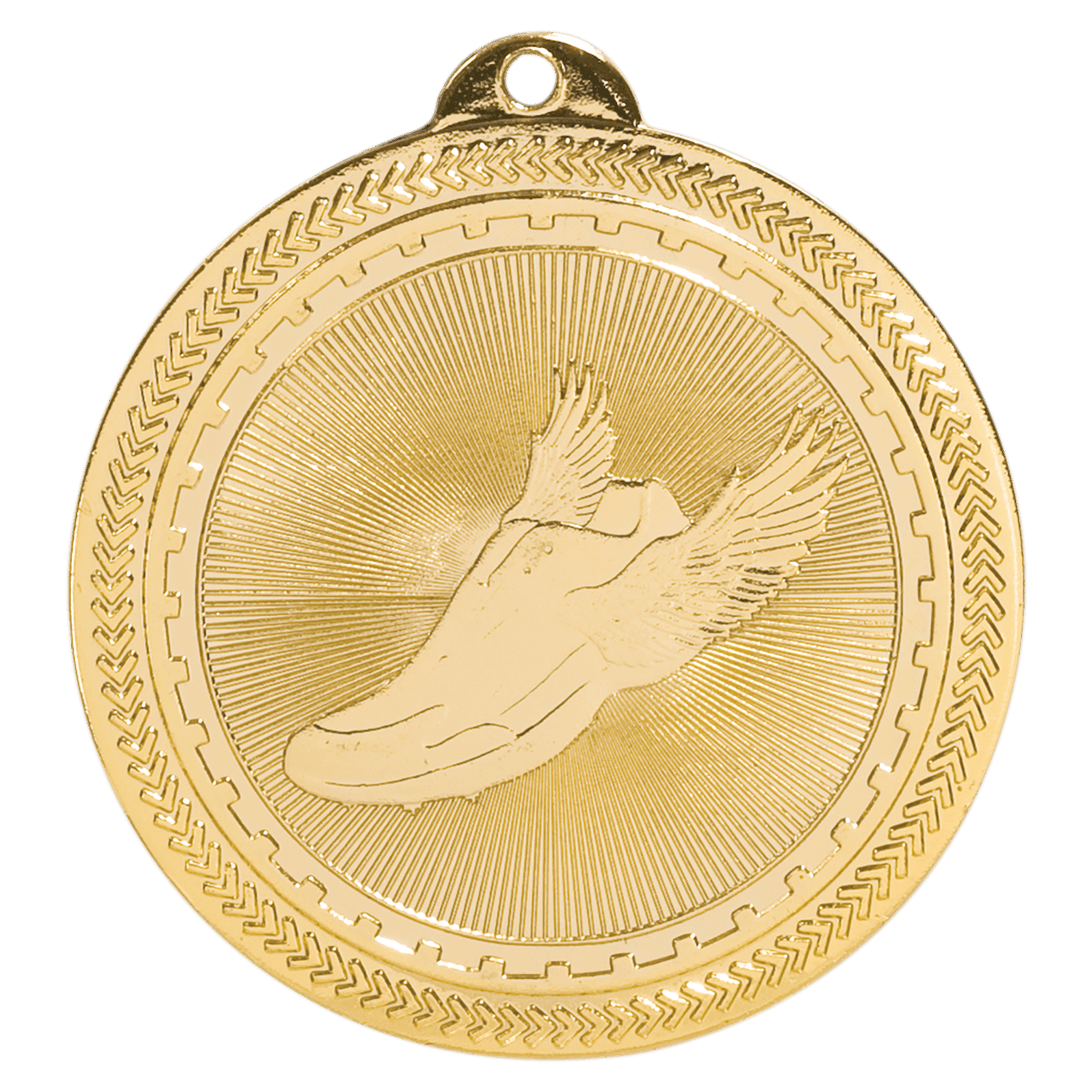 2" Bright Track Laserable BriteLazer Medal