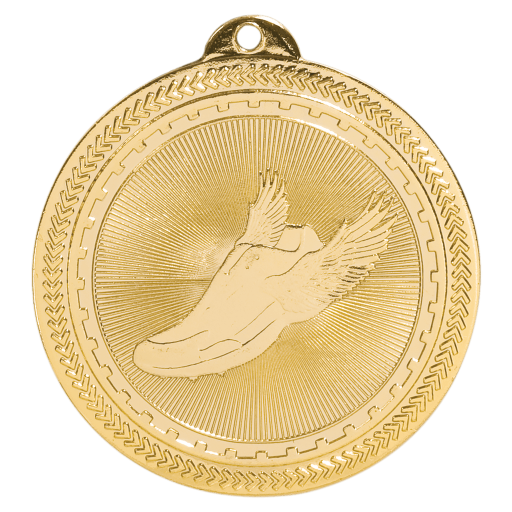 2" Bright Track Laserable BriteLazer Medal