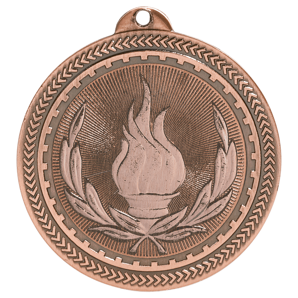 2" Antique Victory Laserable BriteLazer Medal