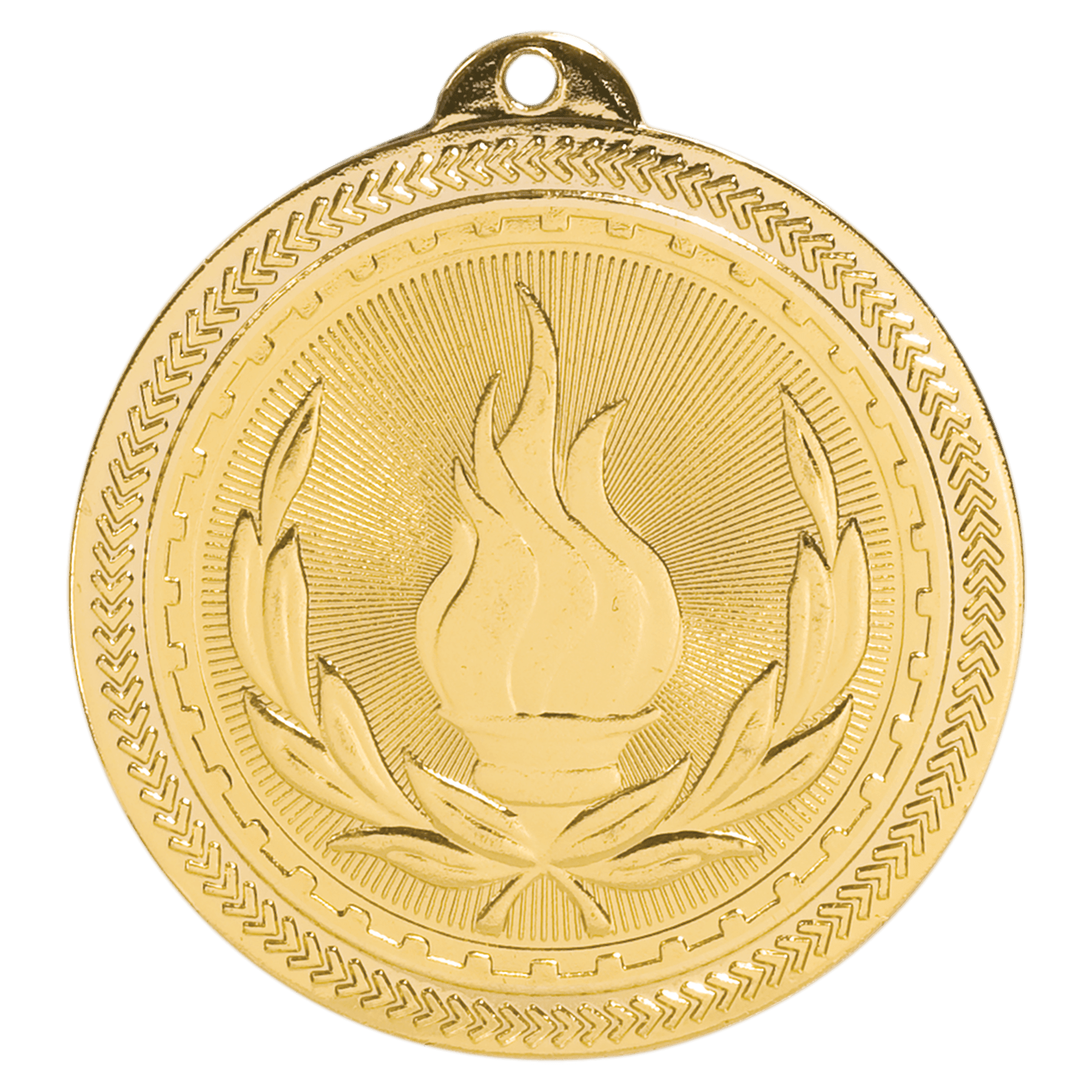 2" Bright Victory Laserable BriteLazer Medal
