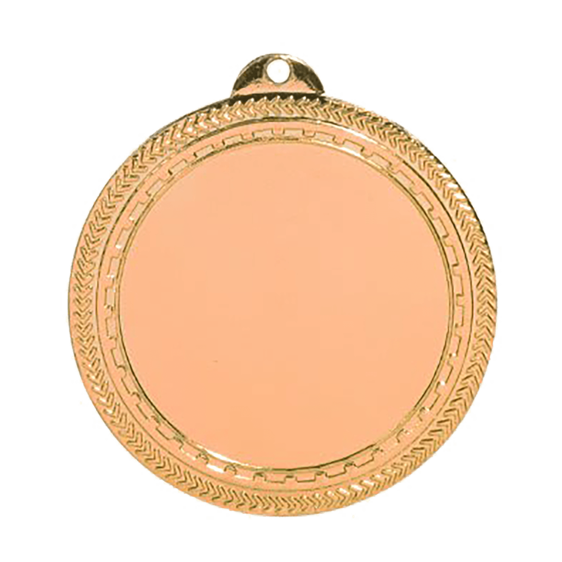 2" Antique 1 1/2" Insert Holder Laserable BriteLazer Medal