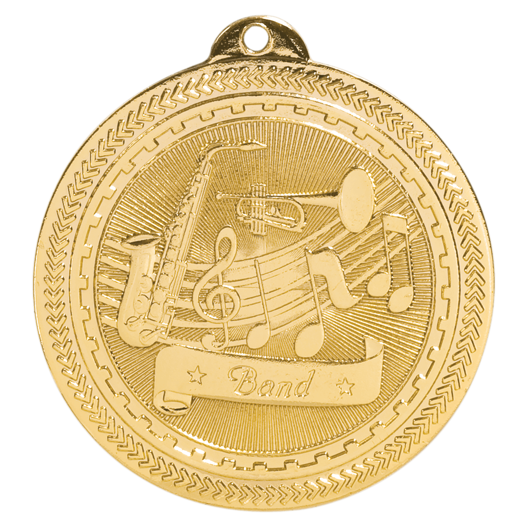 2" Bright Band Laserable BriteLazer Medal