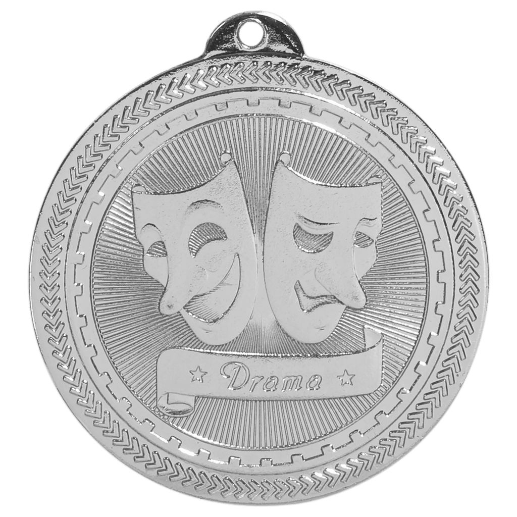 2" Bright Drama Laserable BriteLazer Medal