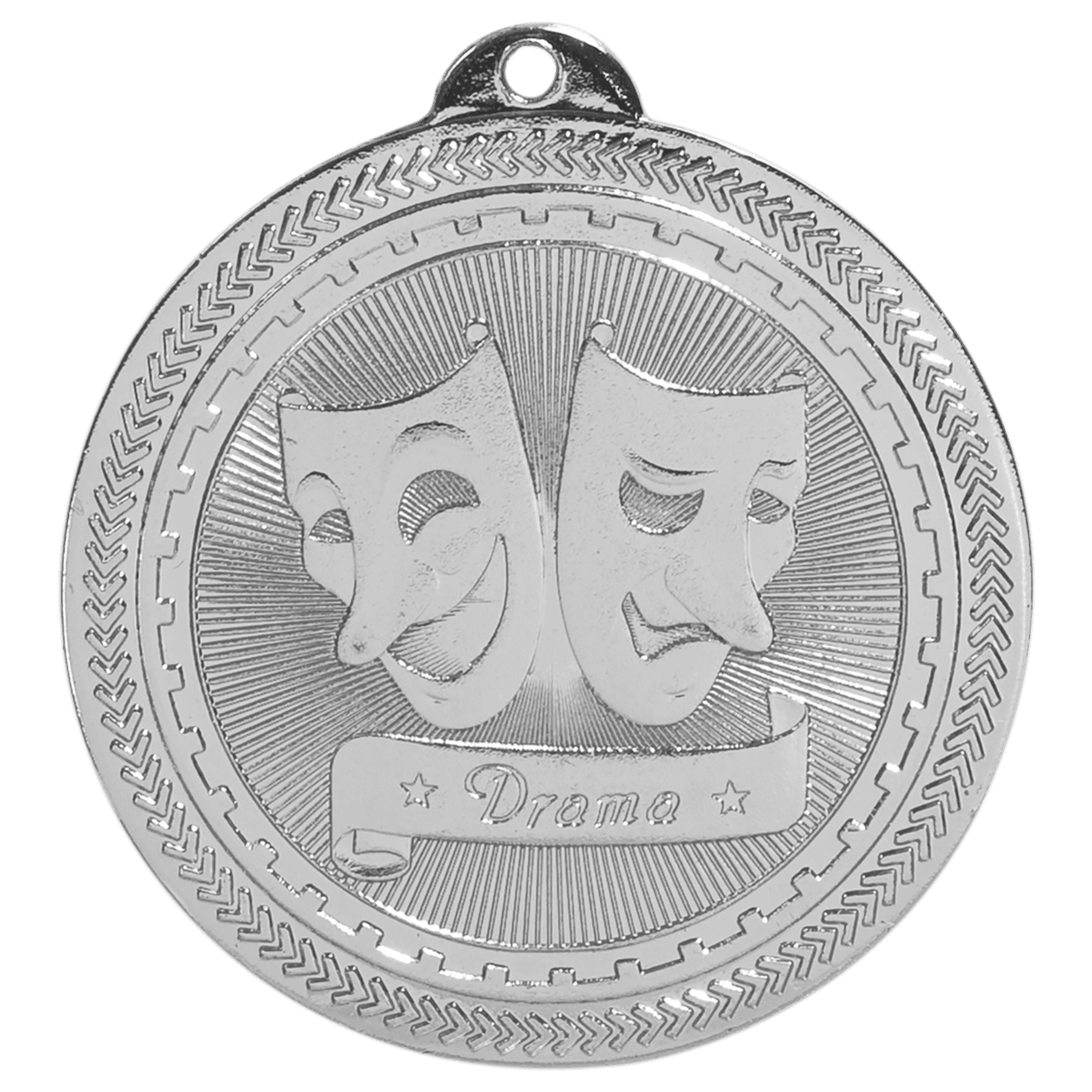 2" Bright Drama Laserable BriteLazer Medal
