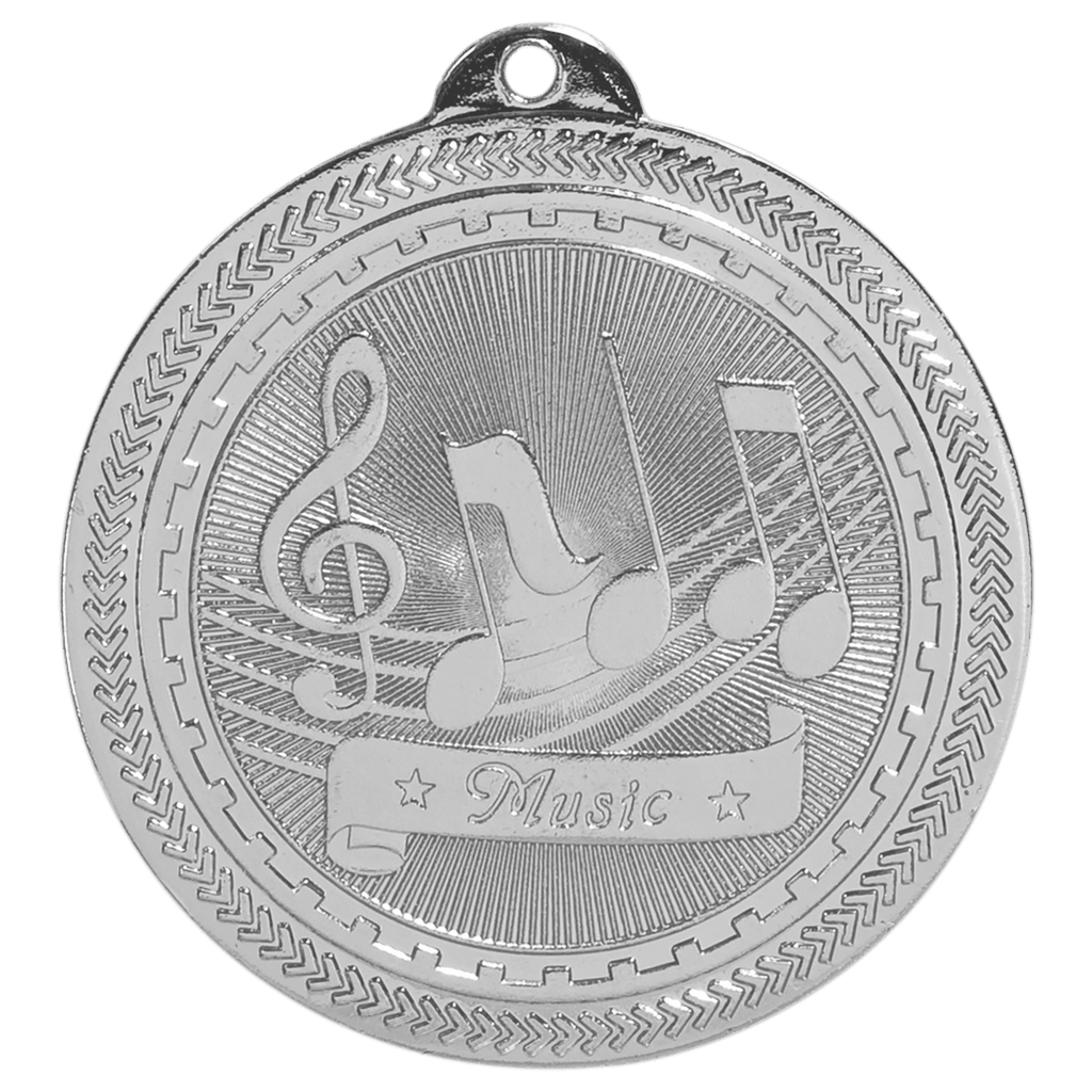 2" Bright Music Laserable BriteLazer Medal