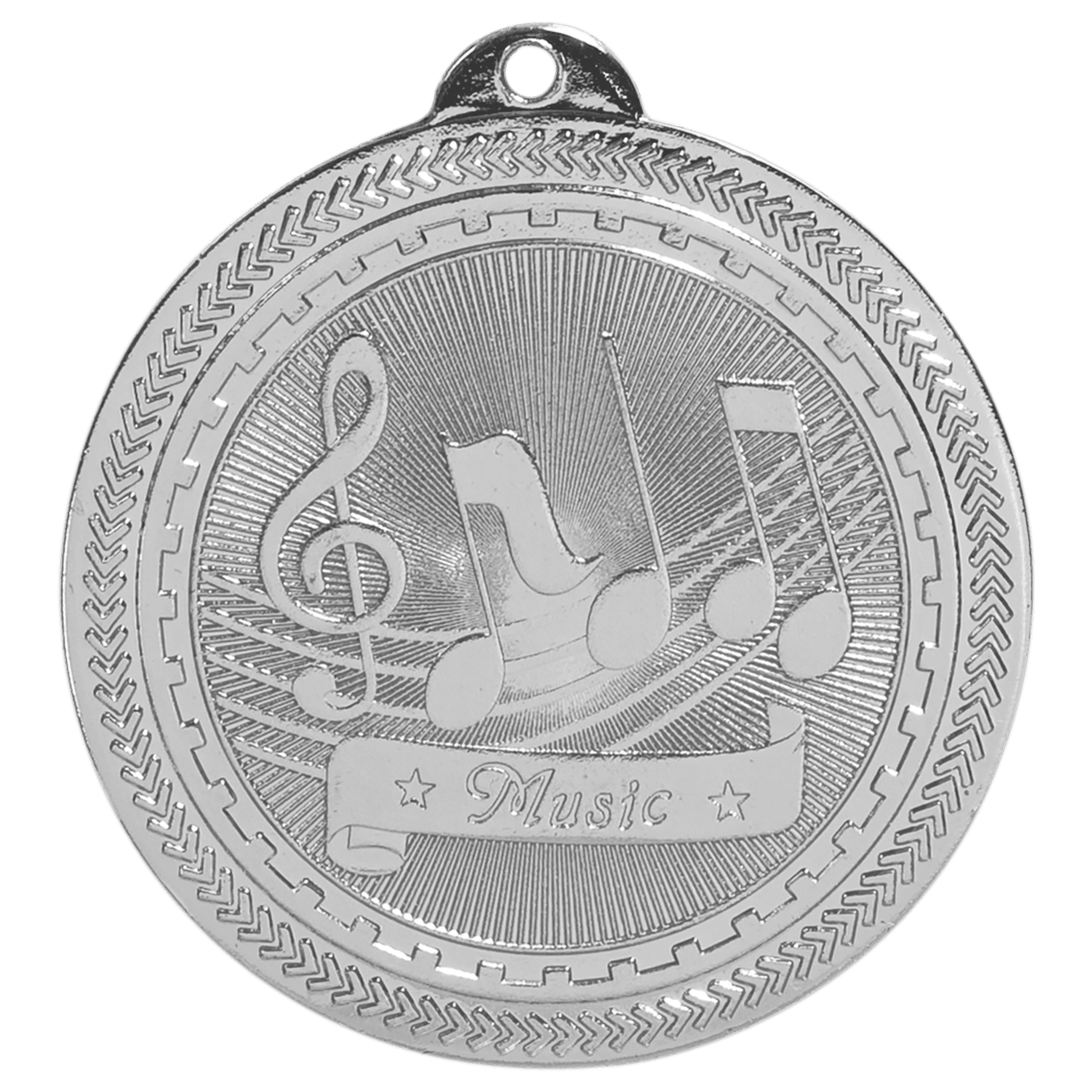 2" Bright Music Laserable BriteLazer Medal