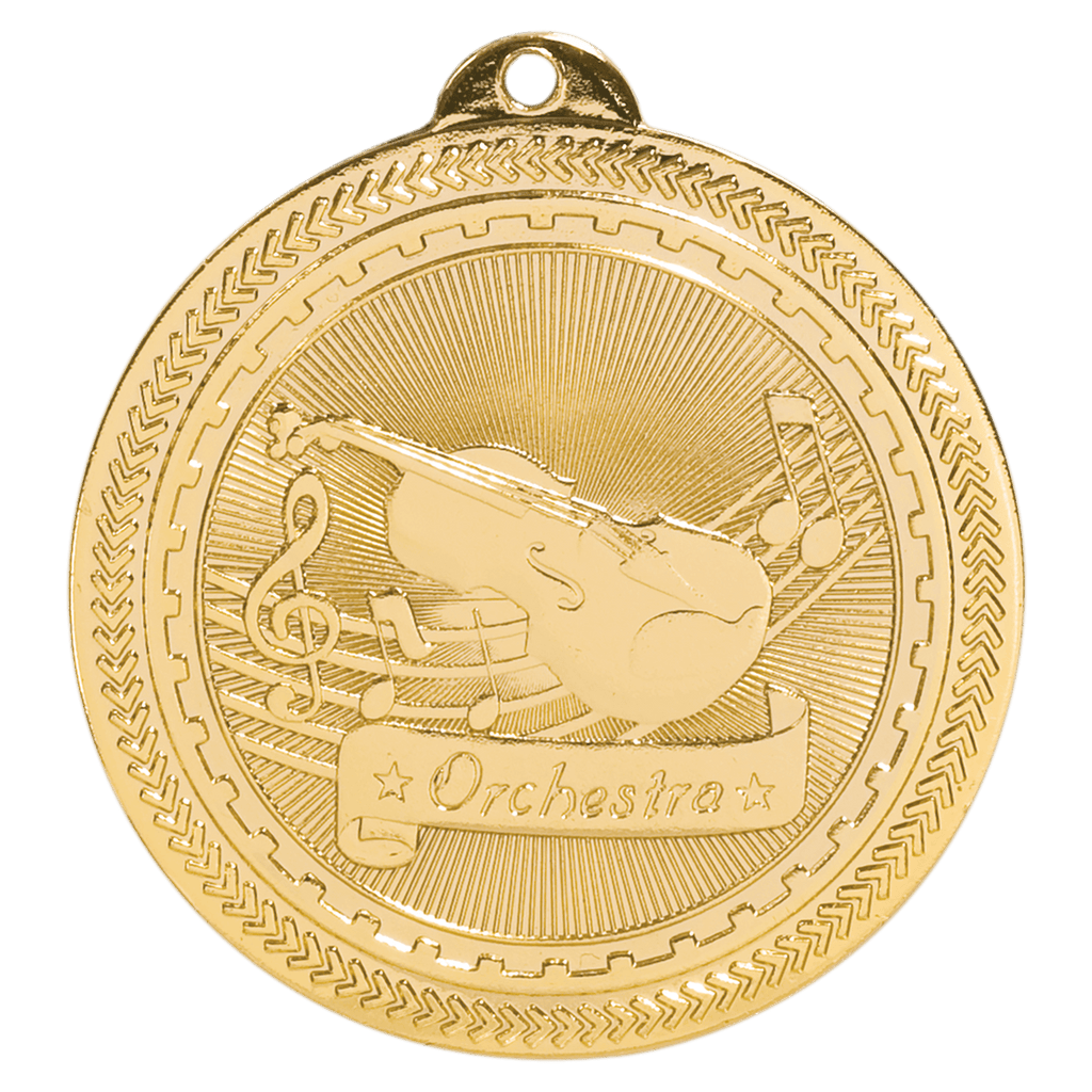 2" Bright Orchestra Laserable BriteLazer Medal