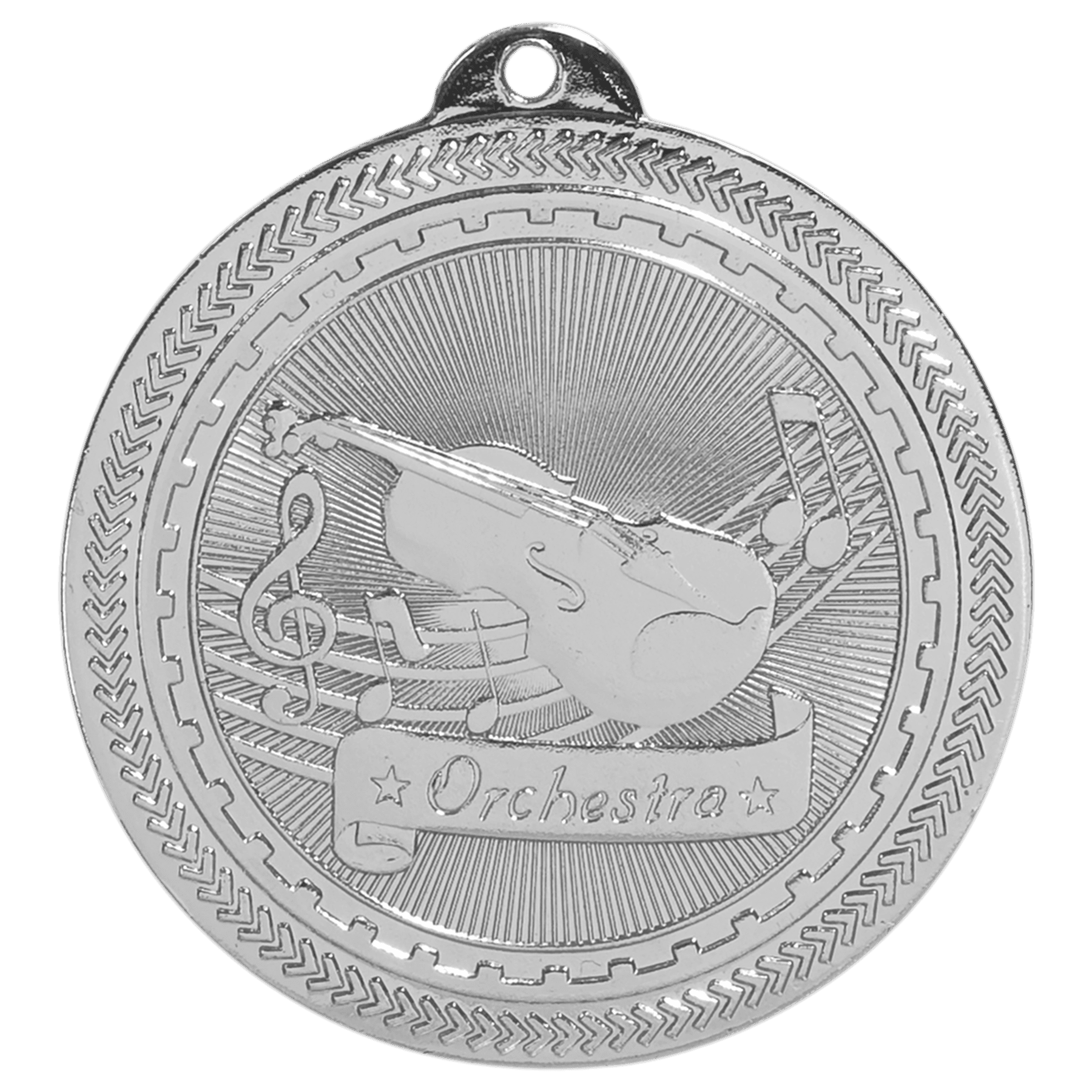 2" Bright Orchestra Laserable BriteLazer Medal
