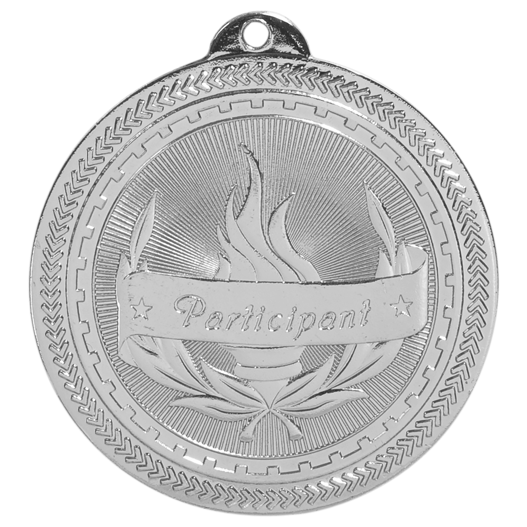 2" Bright Participant Laserable BriteLazer Medal