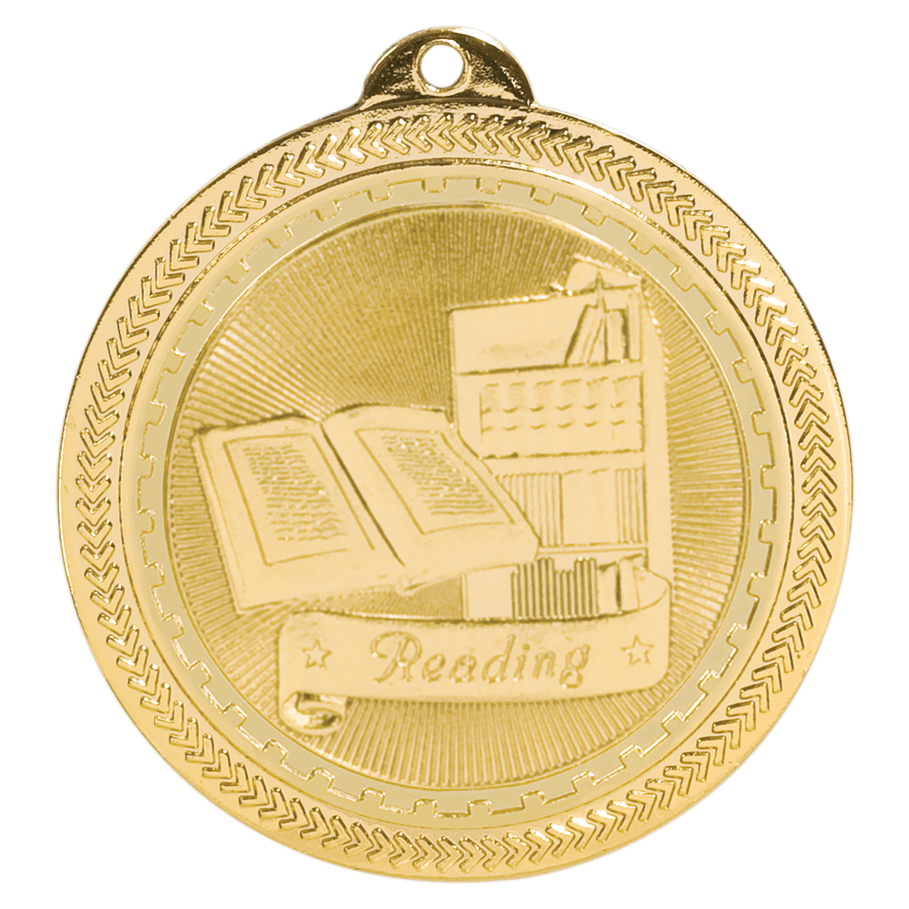 2" Bright Reading Laserable BriteLazer Medal