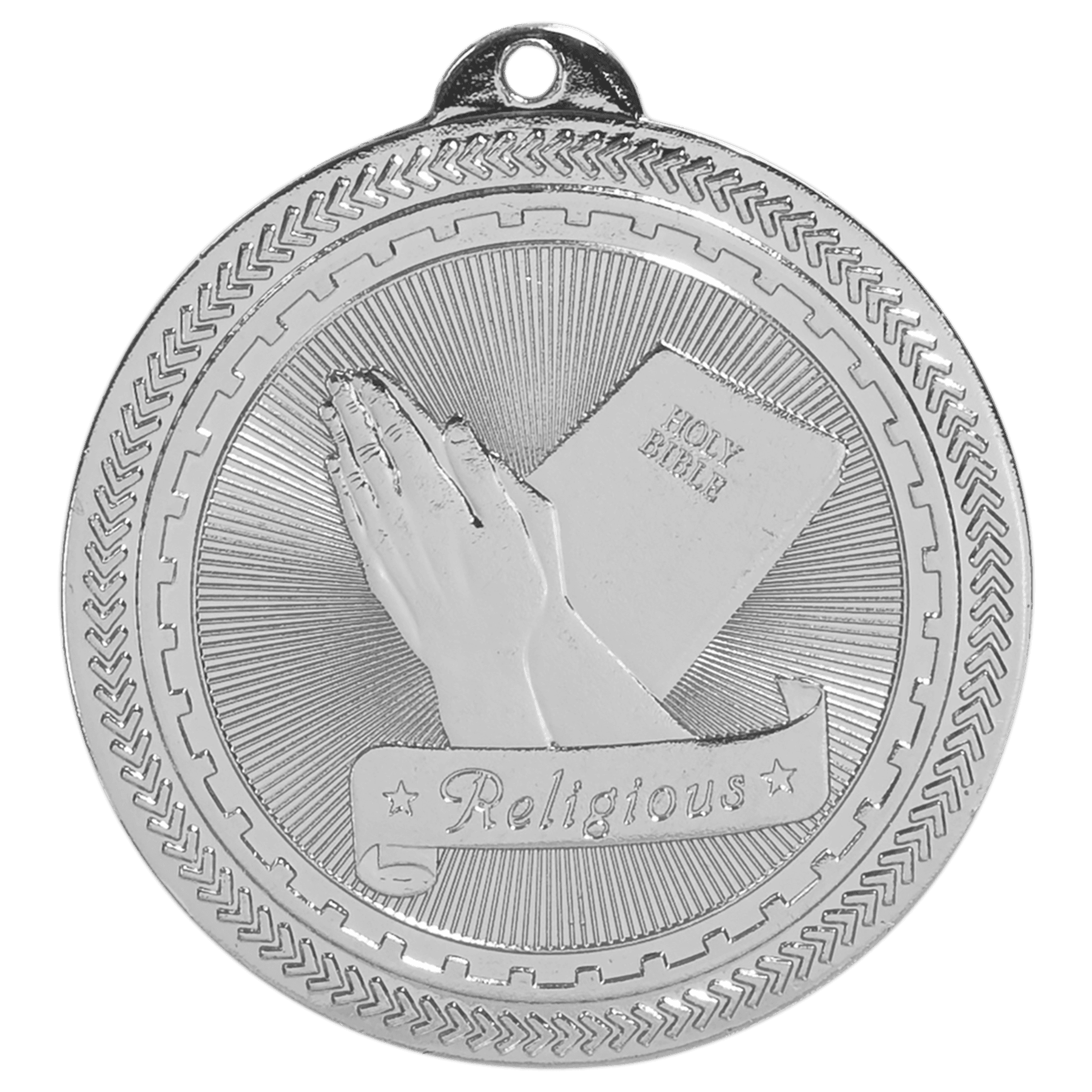 2" Bright Religious Laserable BriteLazer Medal