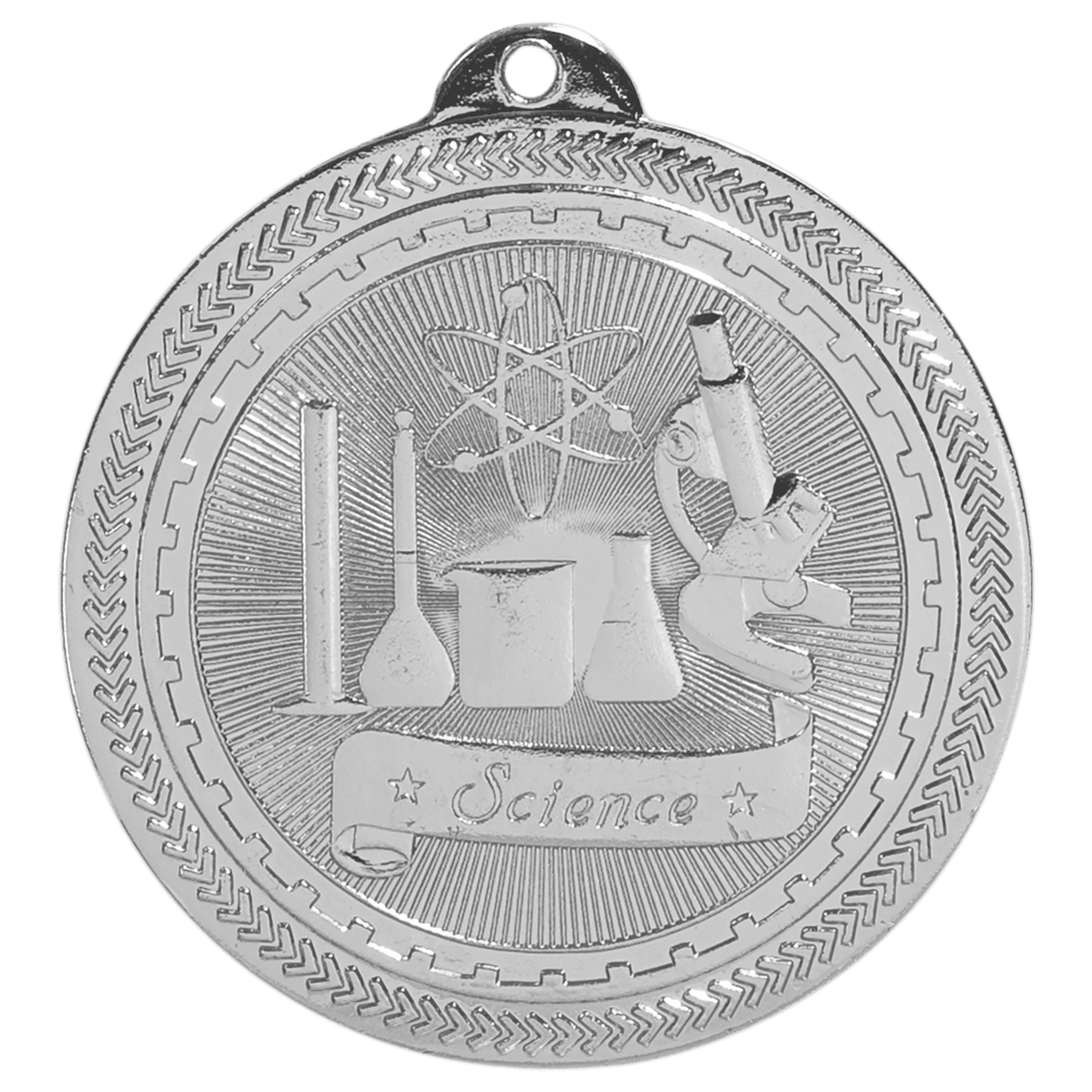 2" Bright Science Laserable BriteLazer Medal