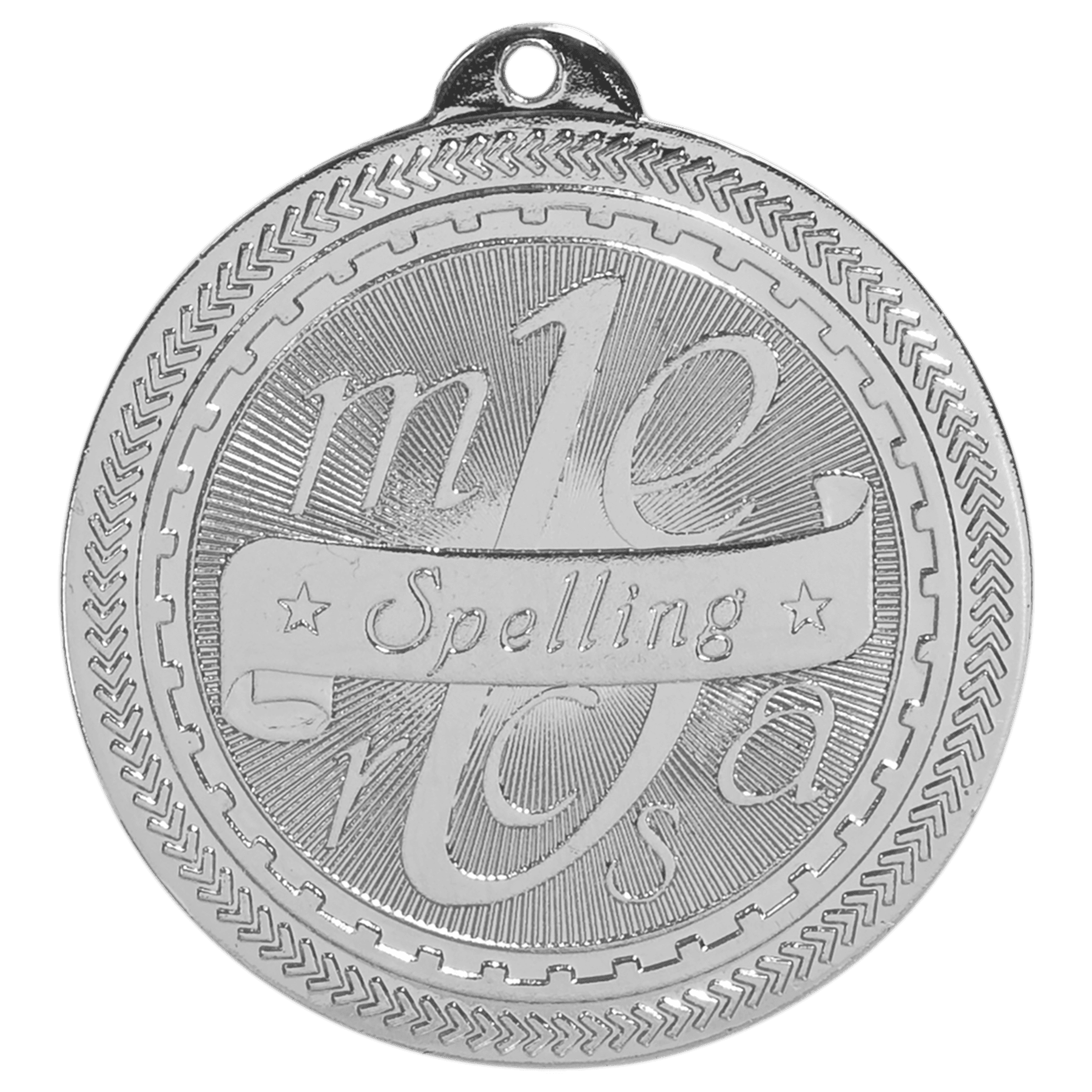 2" Bright Spelling Laserable BriteLazer Medal