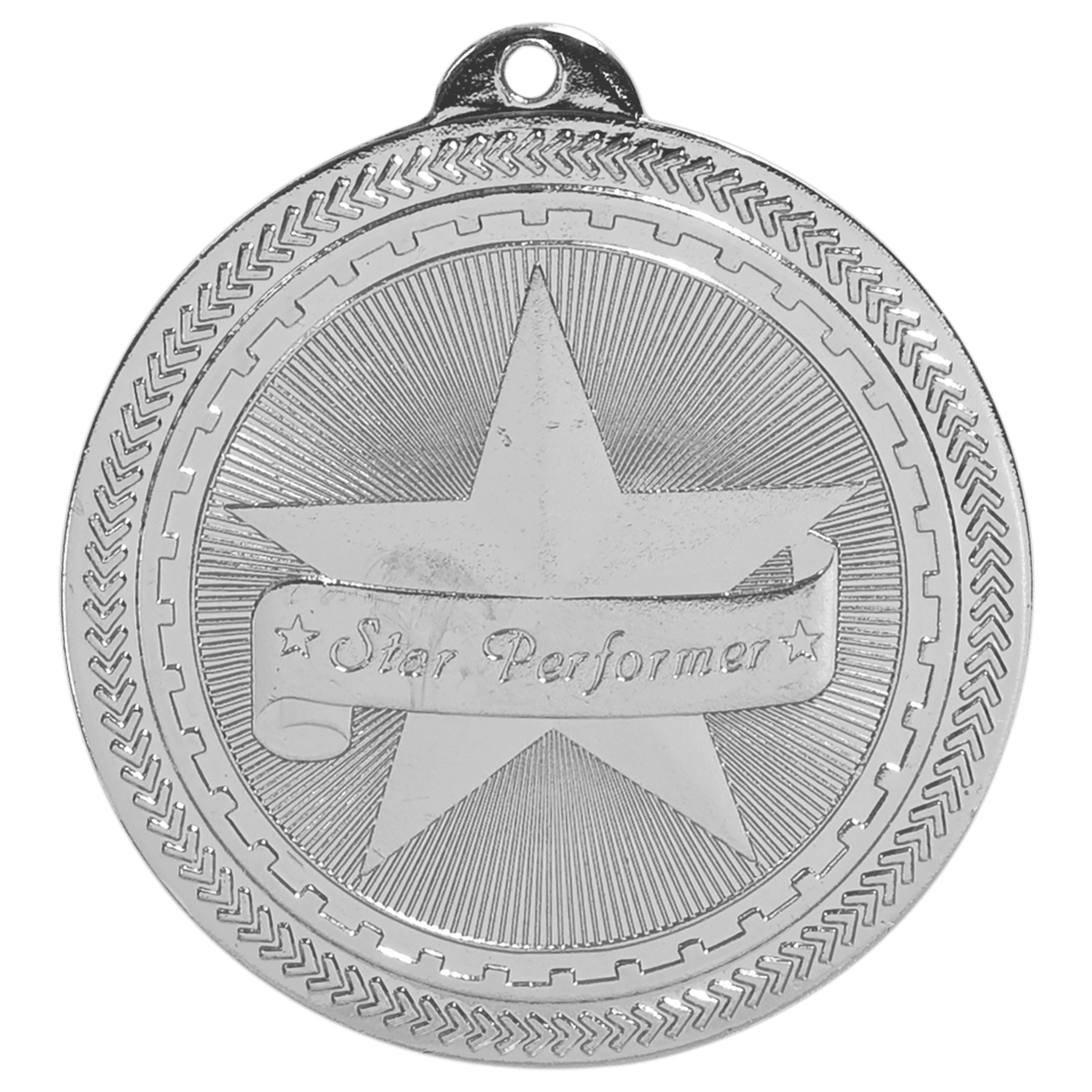 2" Bright Star Performer Laserable BriteLazer Medal