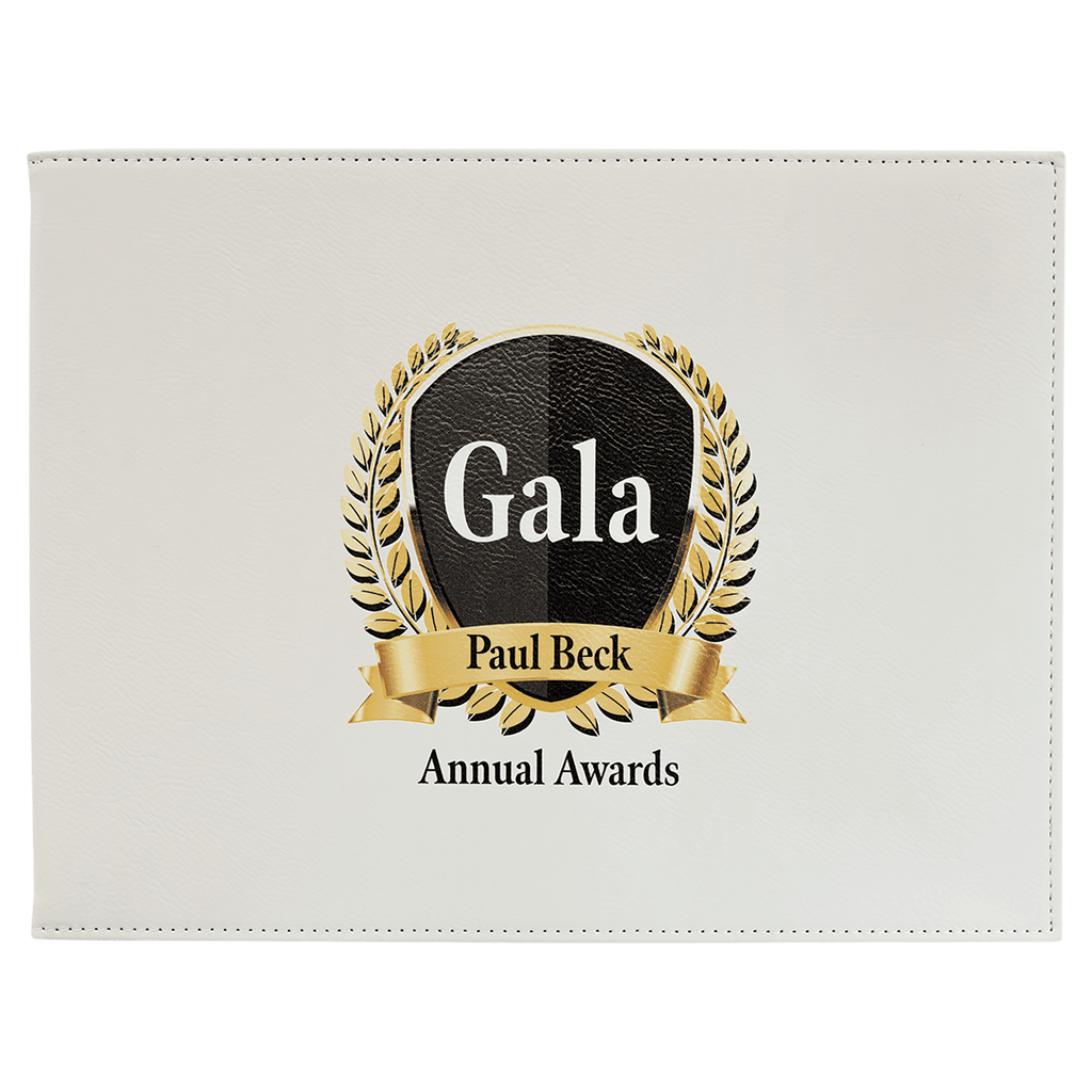 9" x 12" Laserable Leatherette Certificate Holder