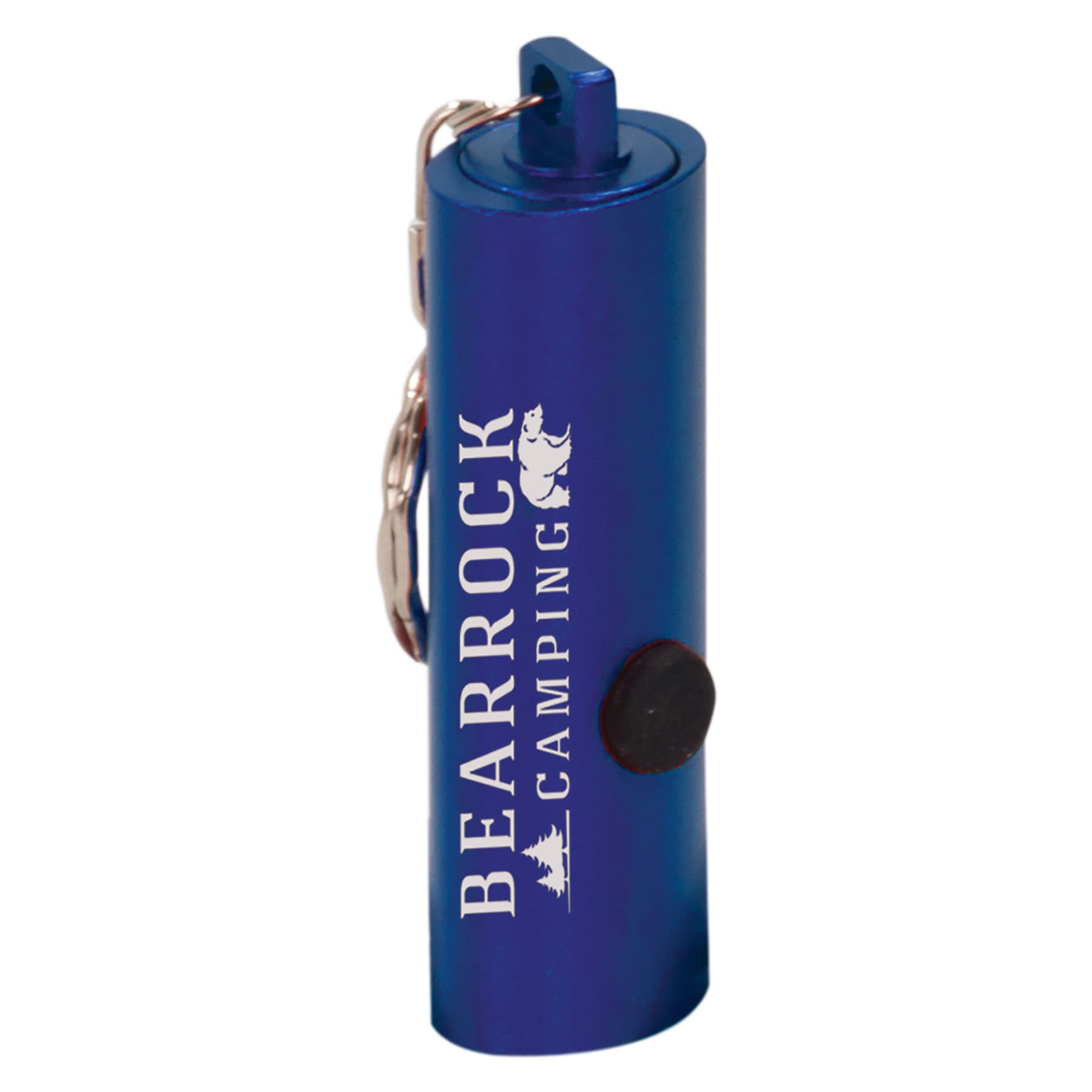 2 3/8" 3-LED Laserable Flashlight with Keychain