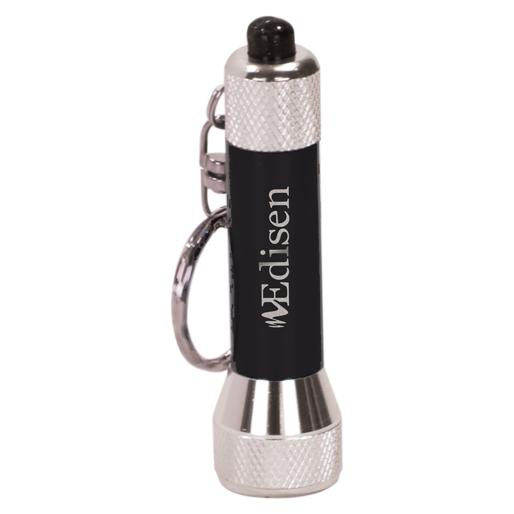 2 3/4" 5-LED Laserable Flashlight with Keychain
