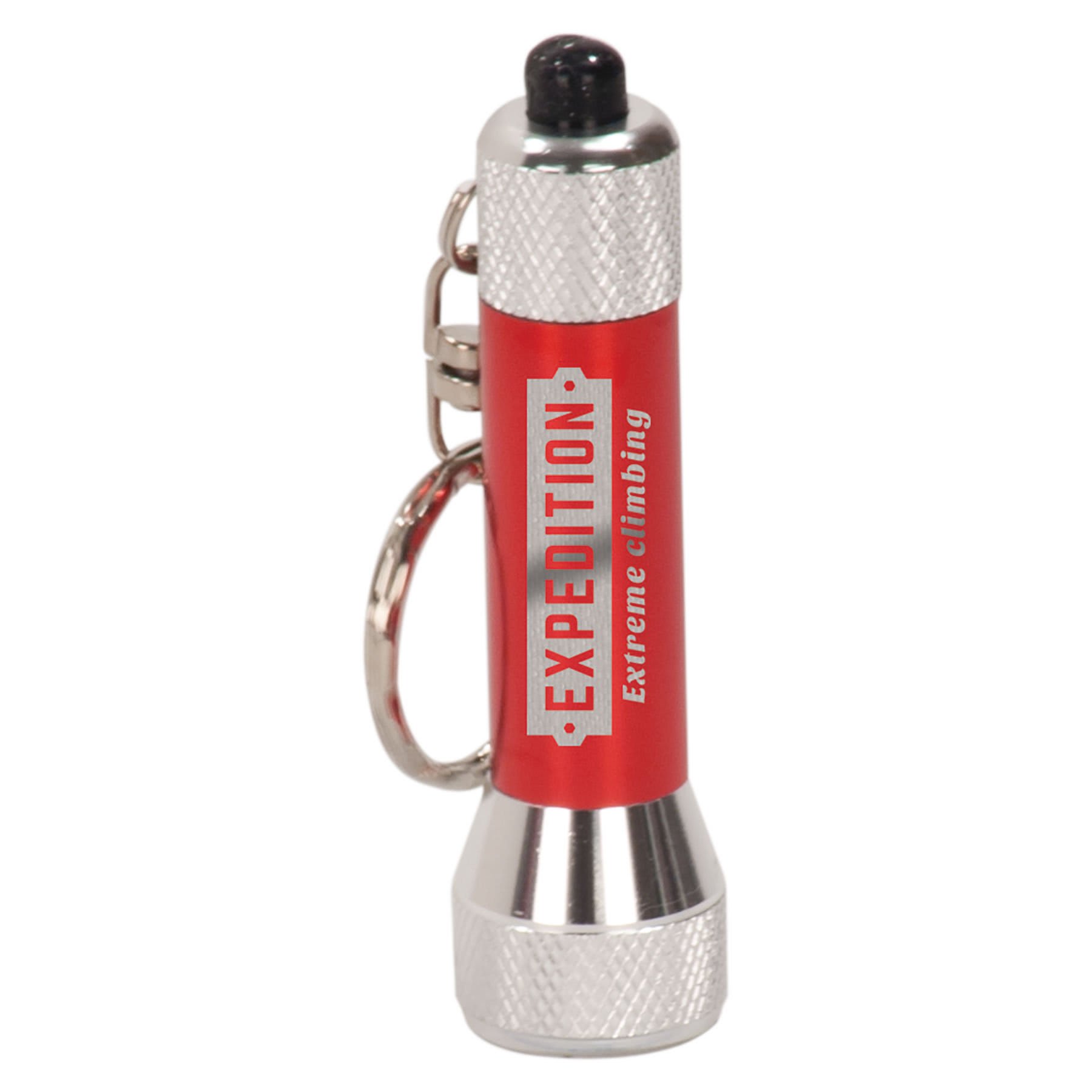 2 3/4" 5-LED Laserable Flashlight with Keychain