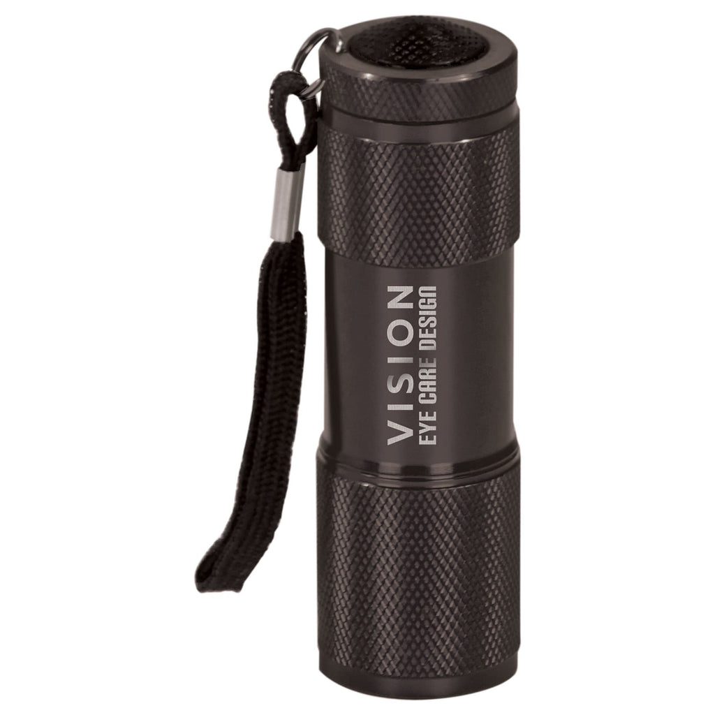 3 3/8" 9-LED Laserable Flashlight with Strap