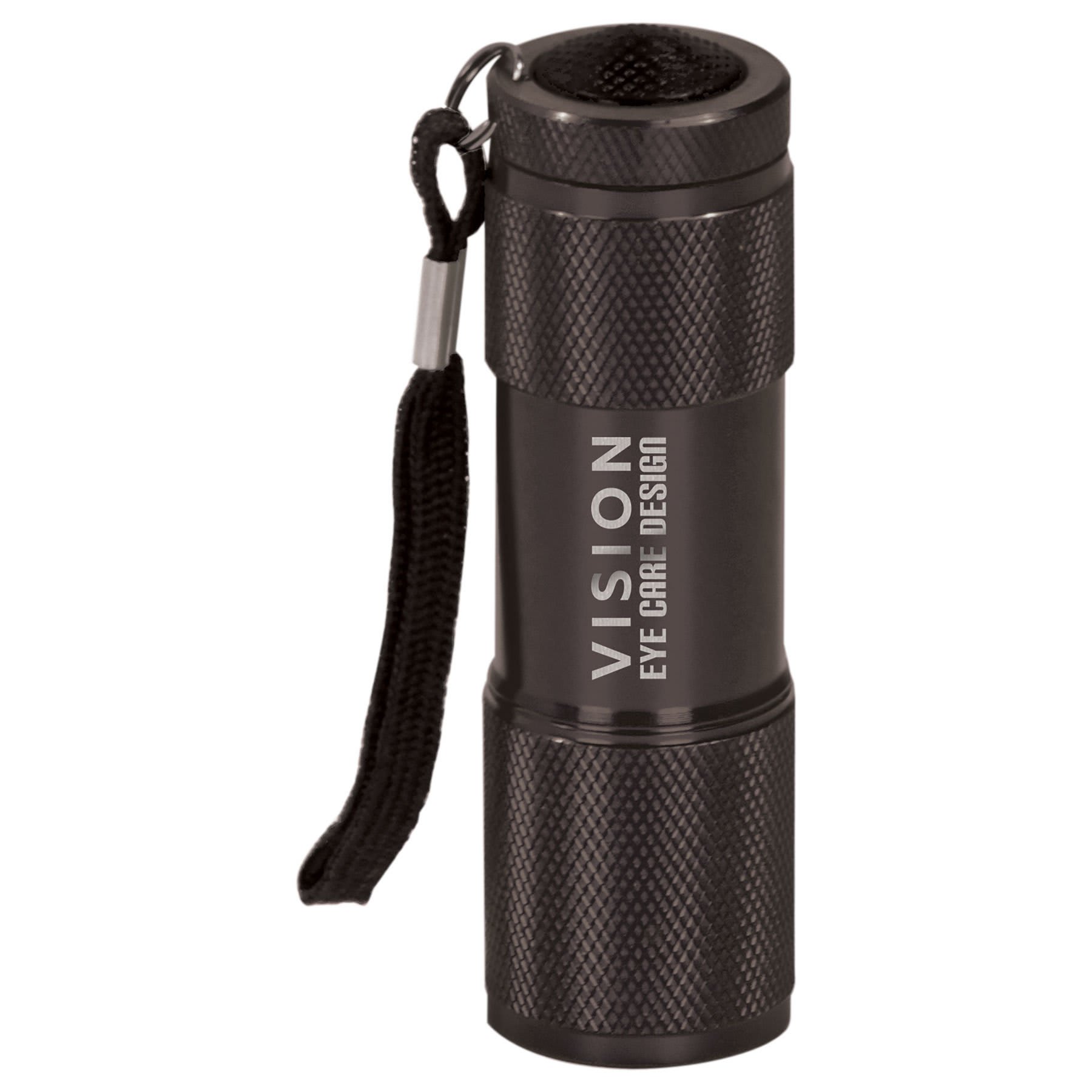 3 3/8" 9-LED Laserable Flashlight with Strap