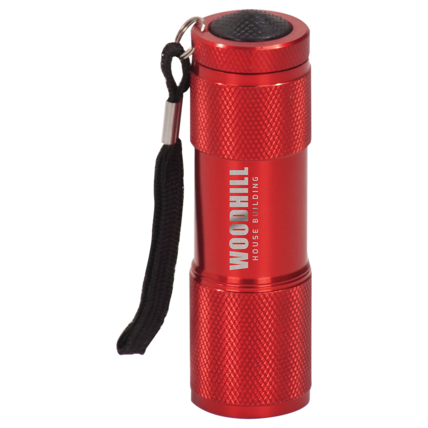 3 3/8" 9-LED Laserable Flashlight with Strap