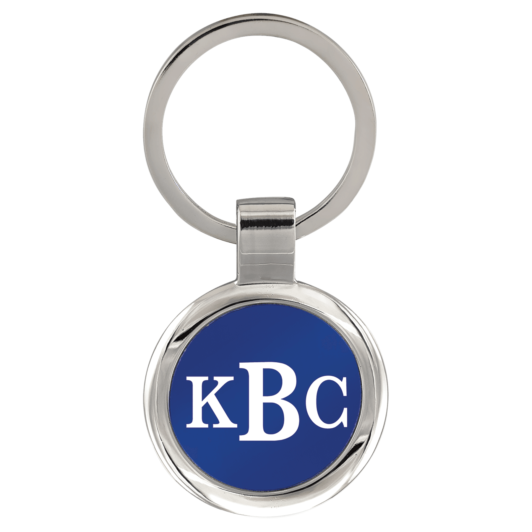 3" Laserable Round Keychain