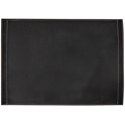 16" x 12"/Gold Laserable Leatherette Insert for Serving Tray