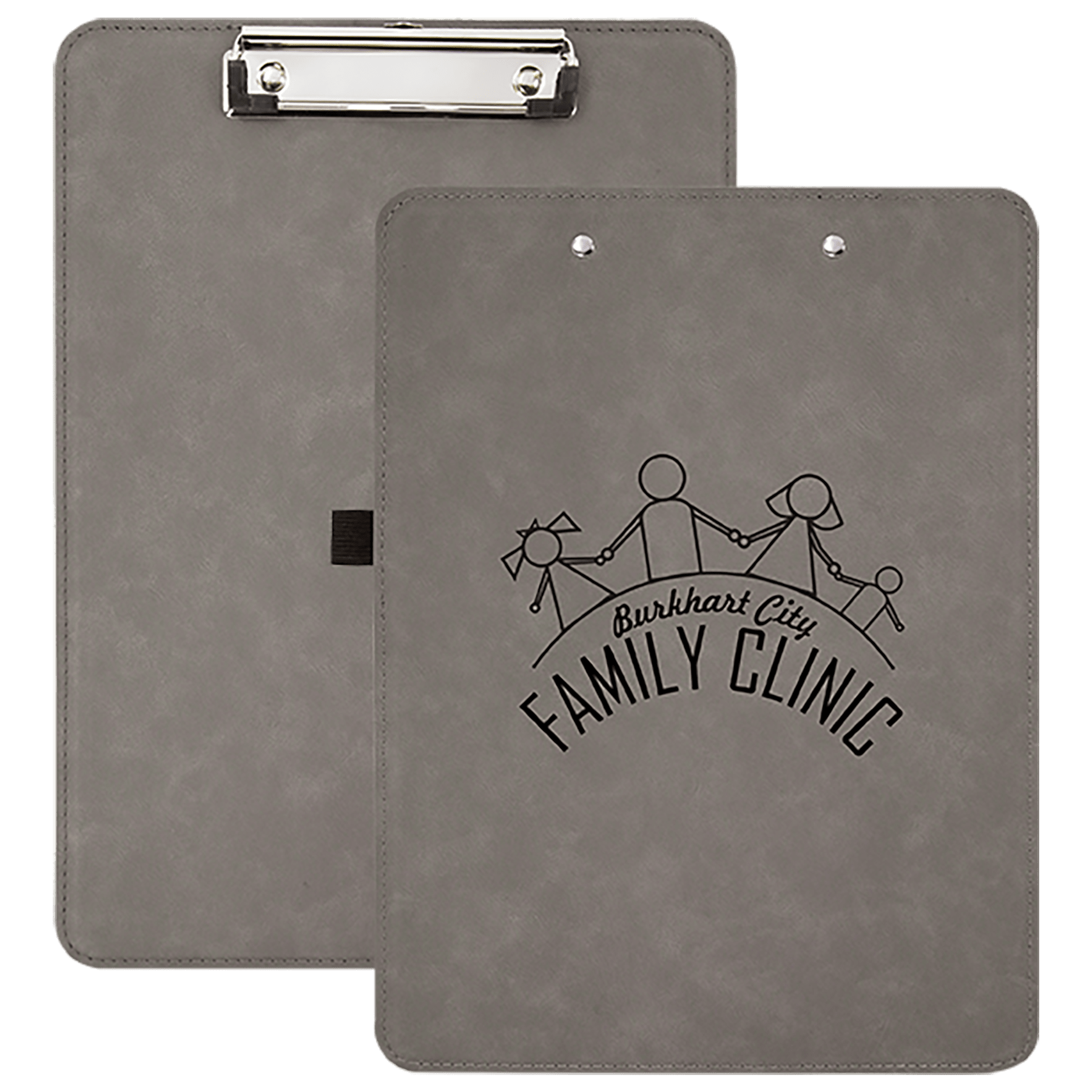 9" x 12 1/2" Laserable Leatherette Clipboard
