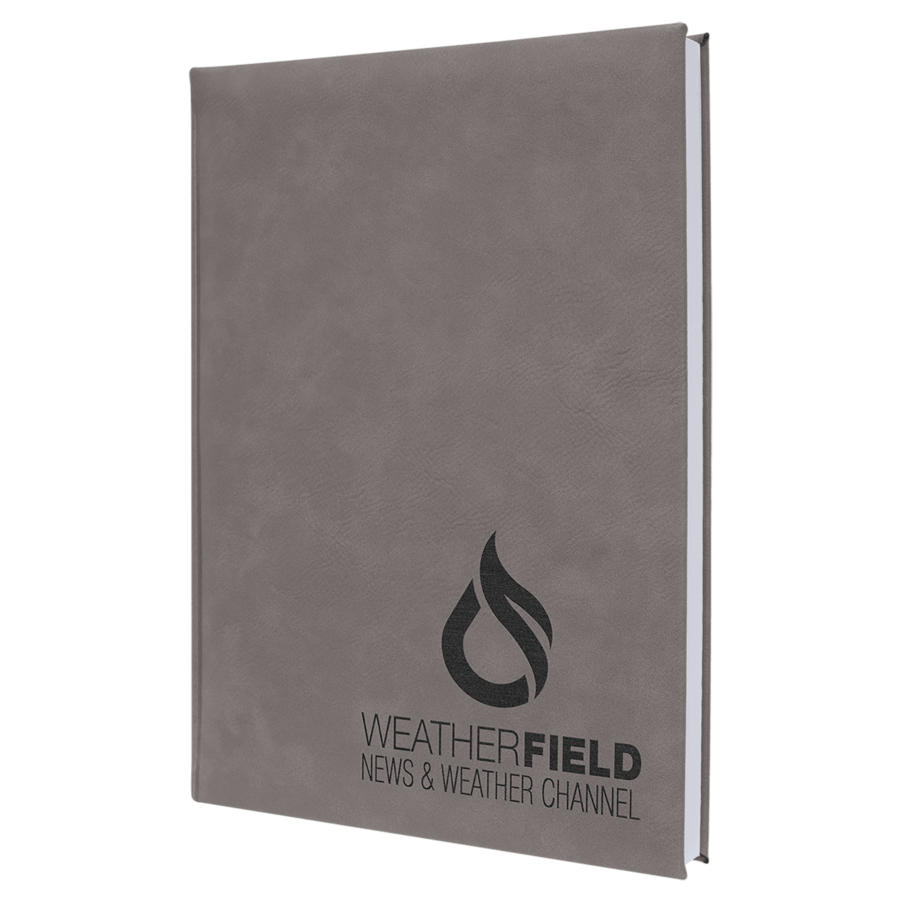 7" x 9 3/4" Laserable Leatherette Journal with Lined Notepad