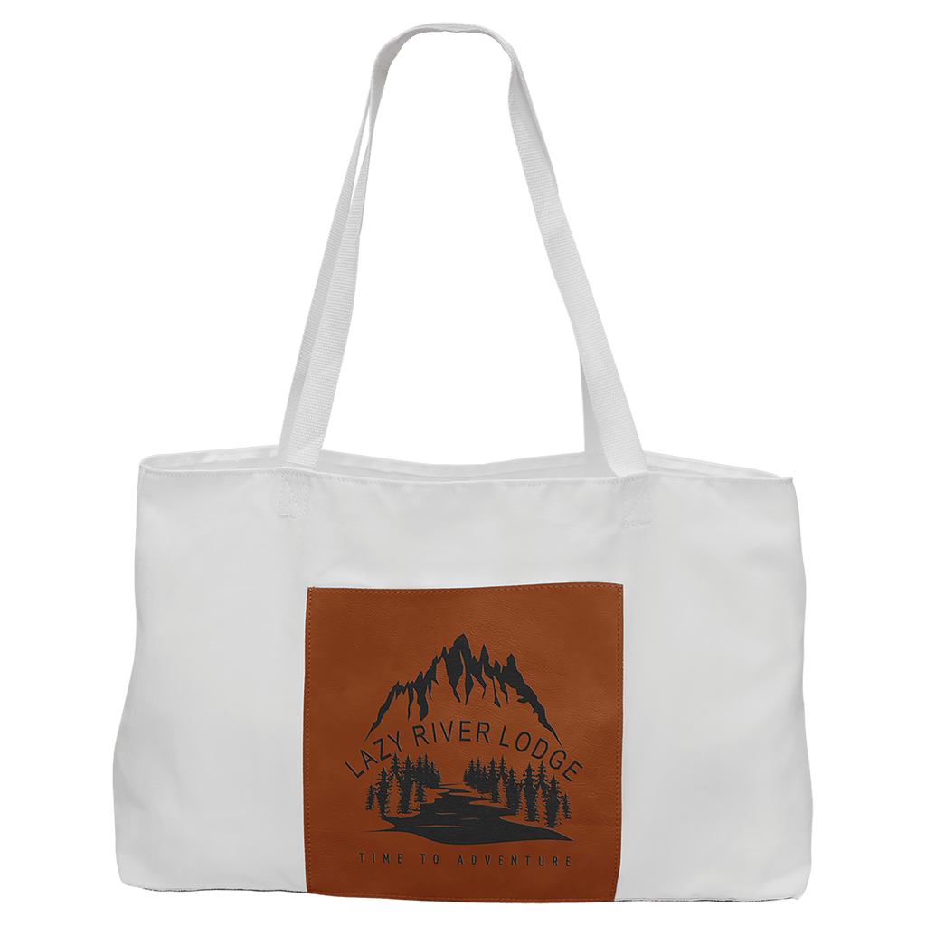 19" x 12" Bag with 5" Rawhide Laserable Leatherette Gusset