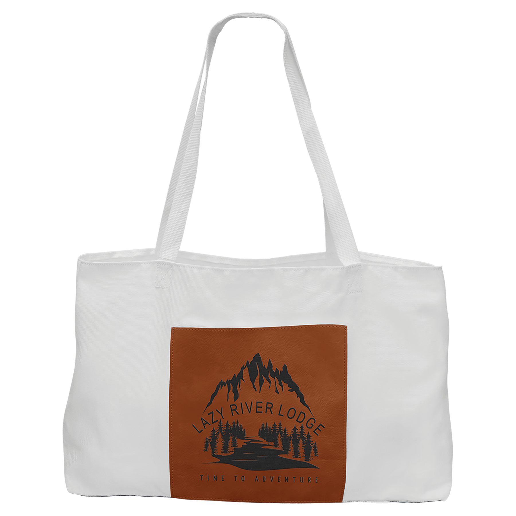 19" x 12" Bag with 5" Rawhide Laserable Leatherette Gusset