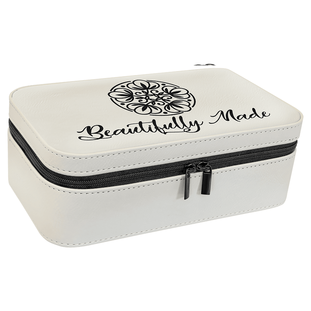 7 1/2" X 4 1/2" Laserable Leatherette Jewelry Box