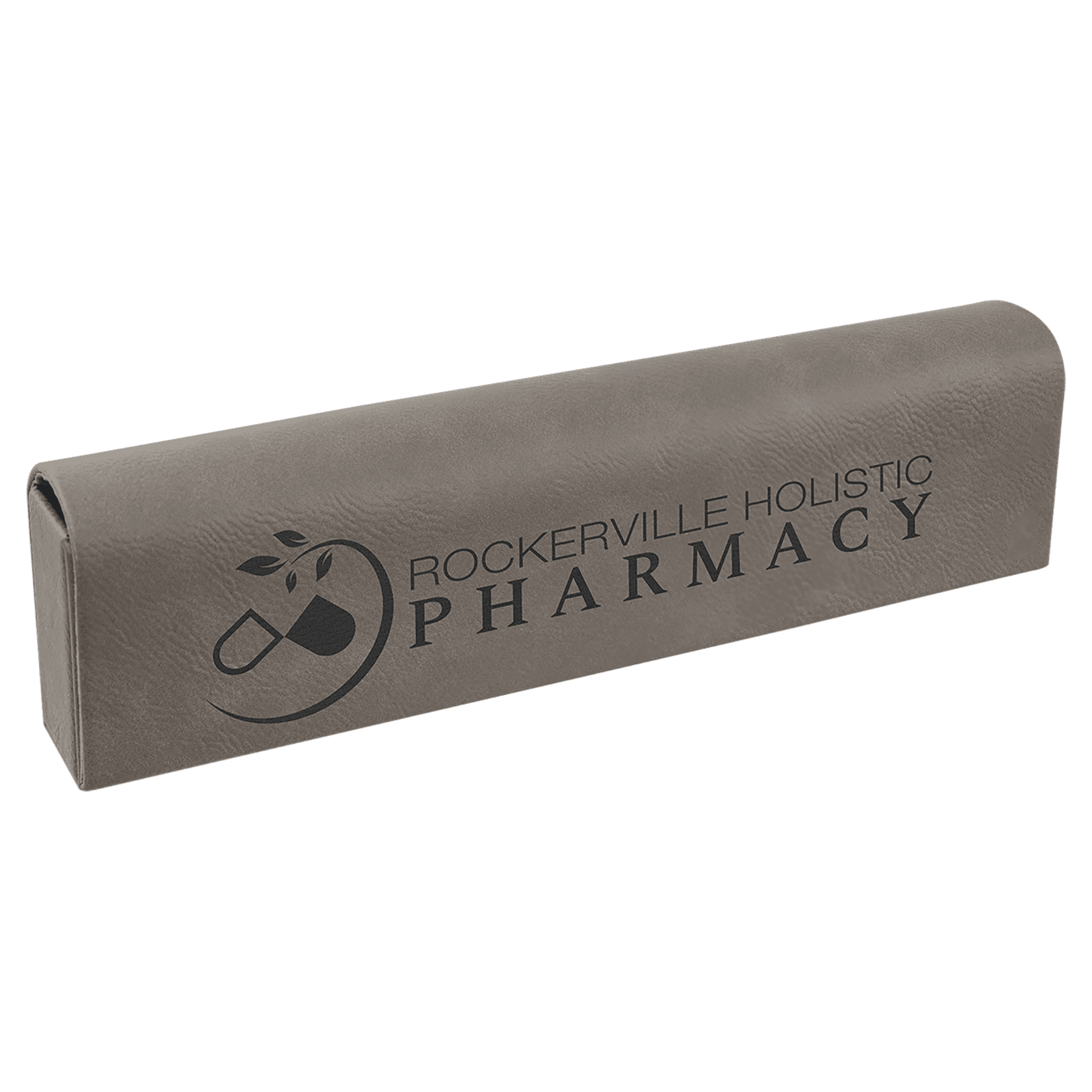 9 3/4" x 2 1/2" Laserable Leatherette Pill Box