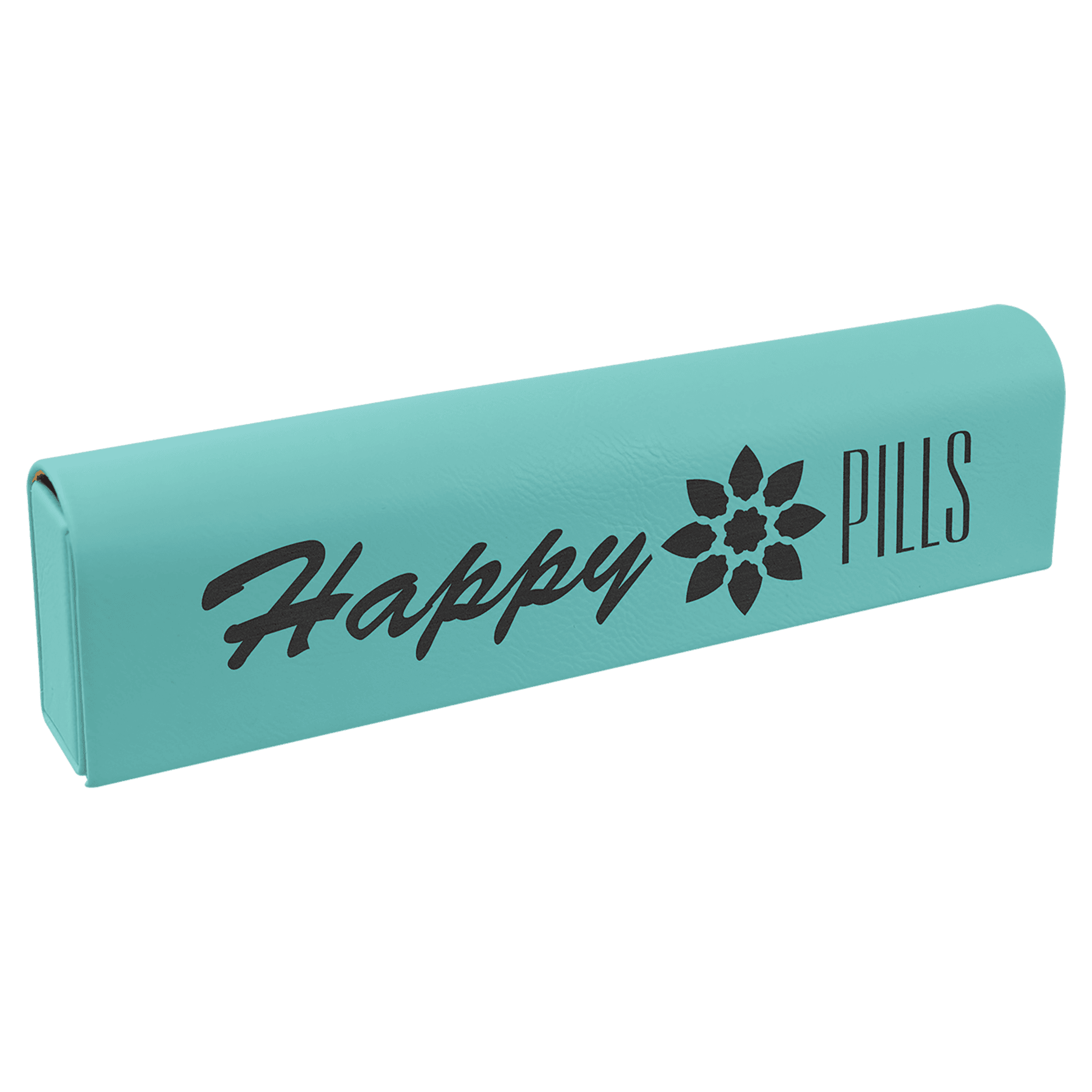 9 3/4" x 2 1/2" Laserable Leatherette Pill Box