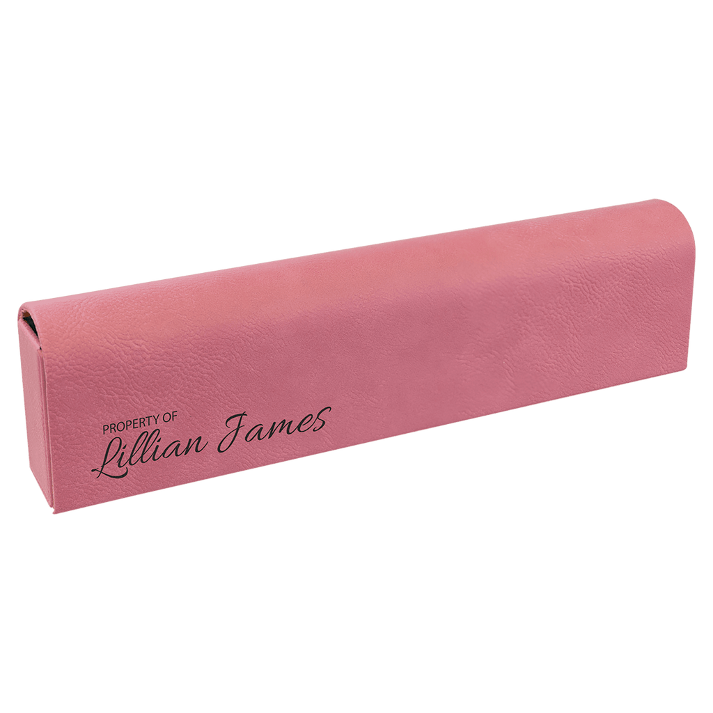 9 3/4" x 2 1/2" Laserable Leatherette Pill Box