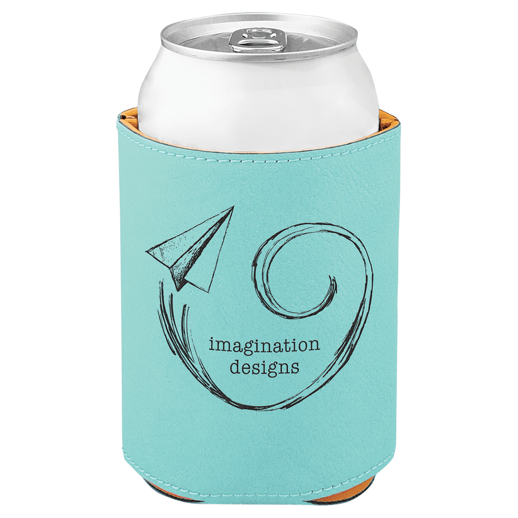 3 3/4" Laserable Leatherette Beverage Holder