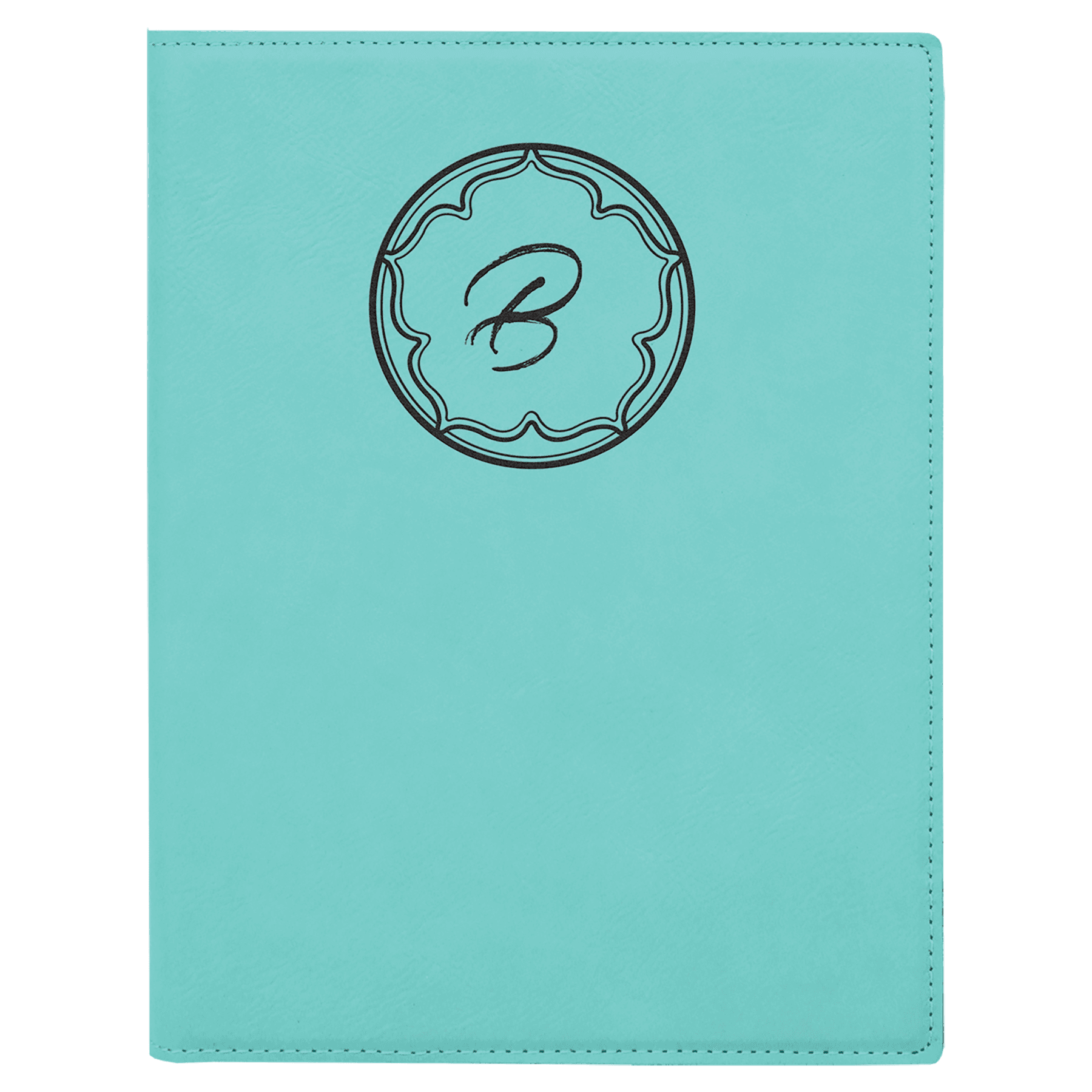 7" x 9" Laserable Leatherette Small Portfolio with Notepad