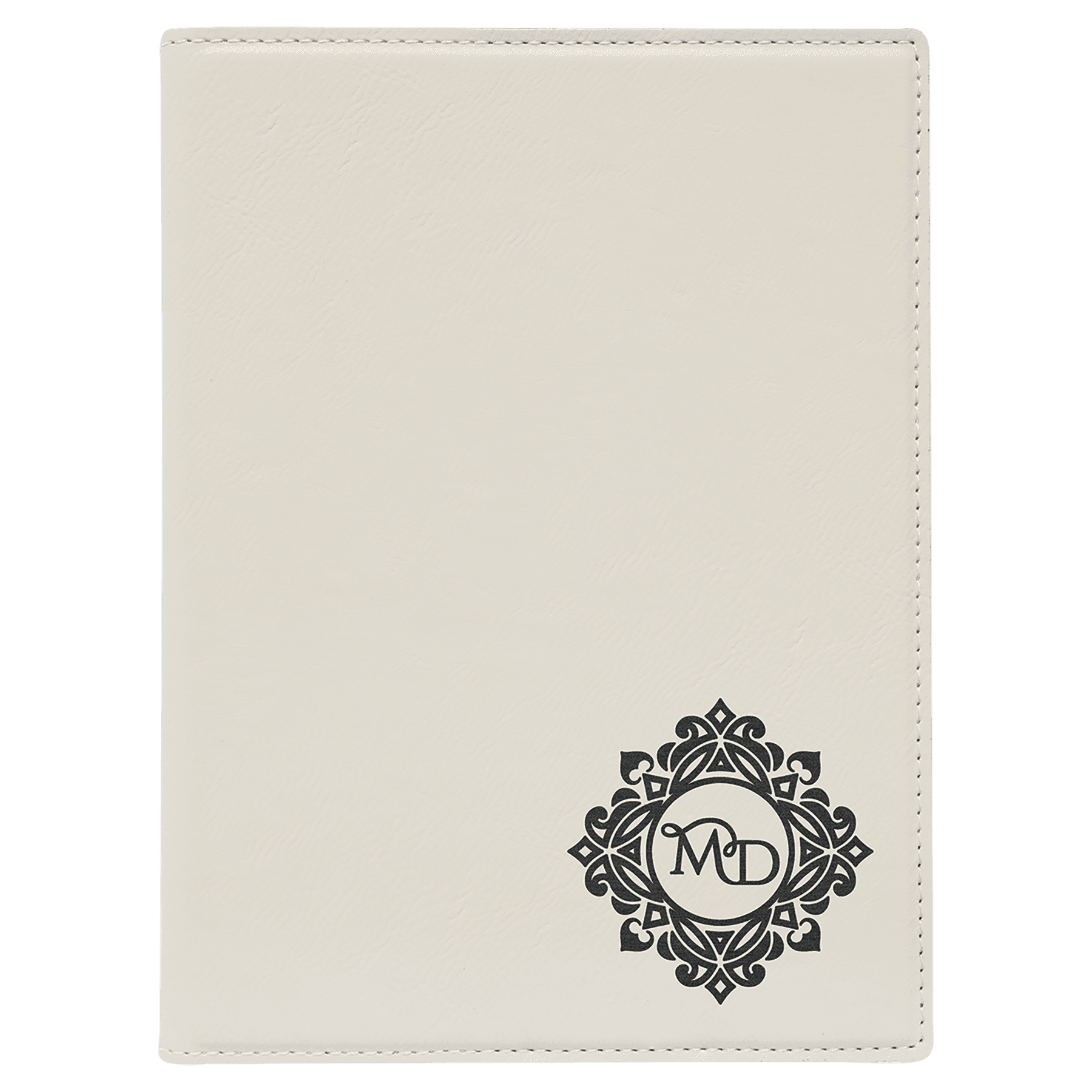 7" x 9" Laserable Leatherette Small Portfolio with Notepad
