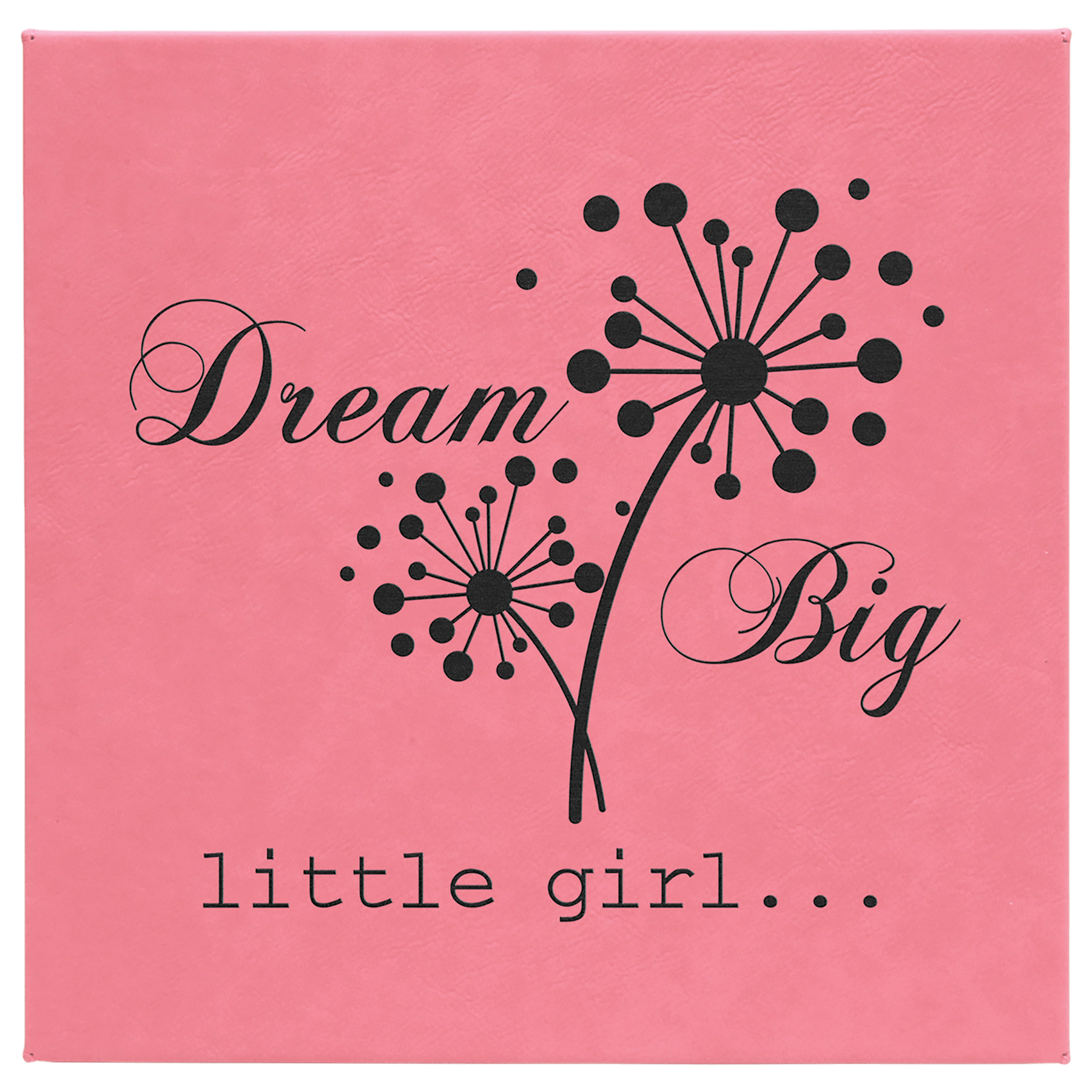 10" x 10" Laserable Leatherette Wall Decor with Sawtooth Hanger