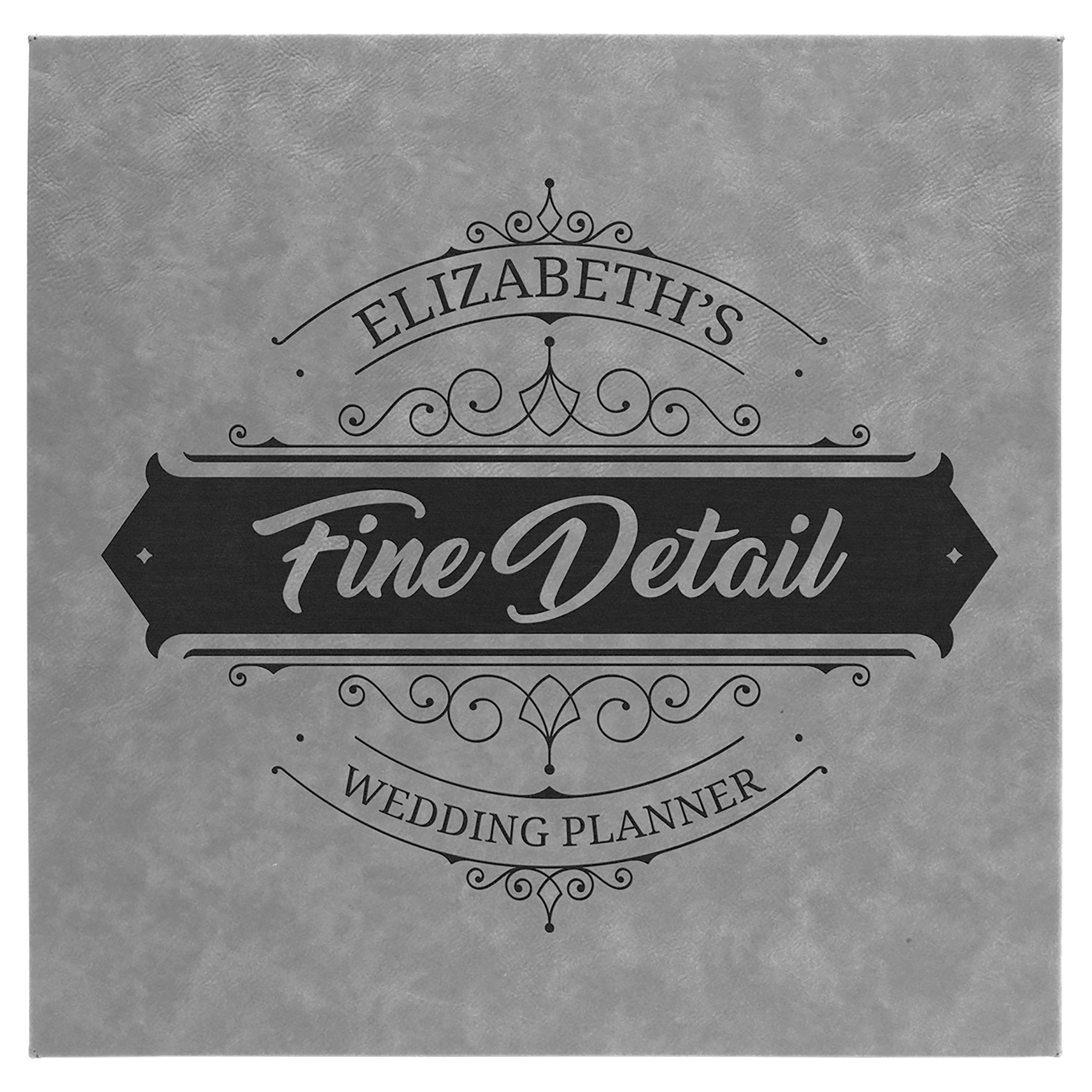 14" x 14" Laserable Leatherette Wall Decor with Sawtooth Hanger